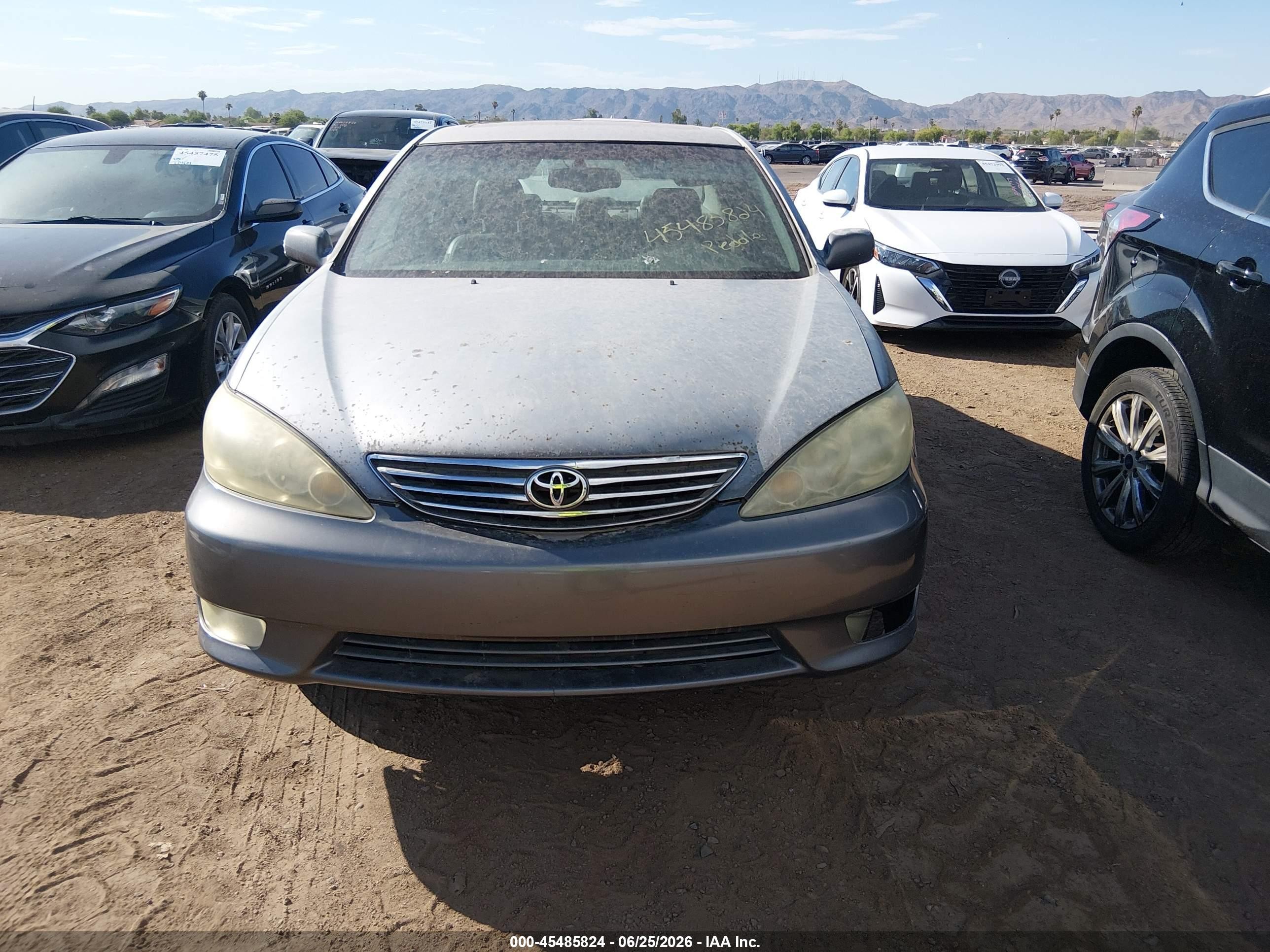 2005 Toyota Camry Xle V6 Gray vin: 4T1BF30K55U606416
