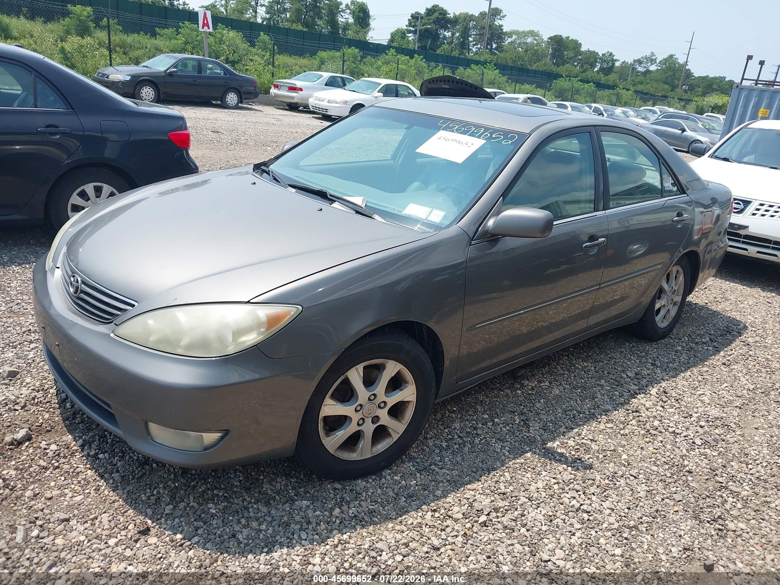 2006 Toyota Camry Xle V6 Gray vin: 4T1BF30K56U632838