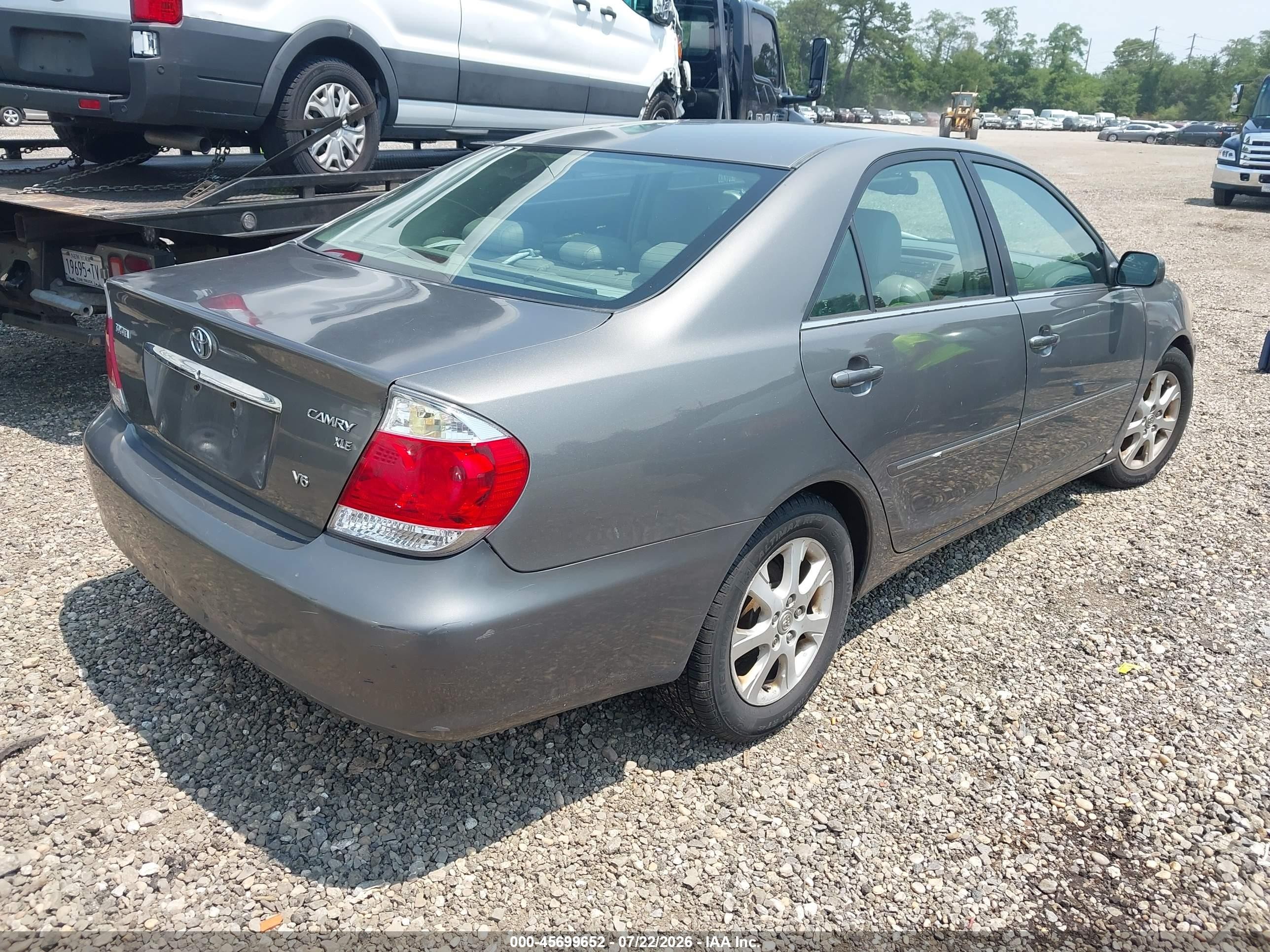 2006 Toyota Camry Xle V6 Gray vin: 4T1BF30K56U632838
