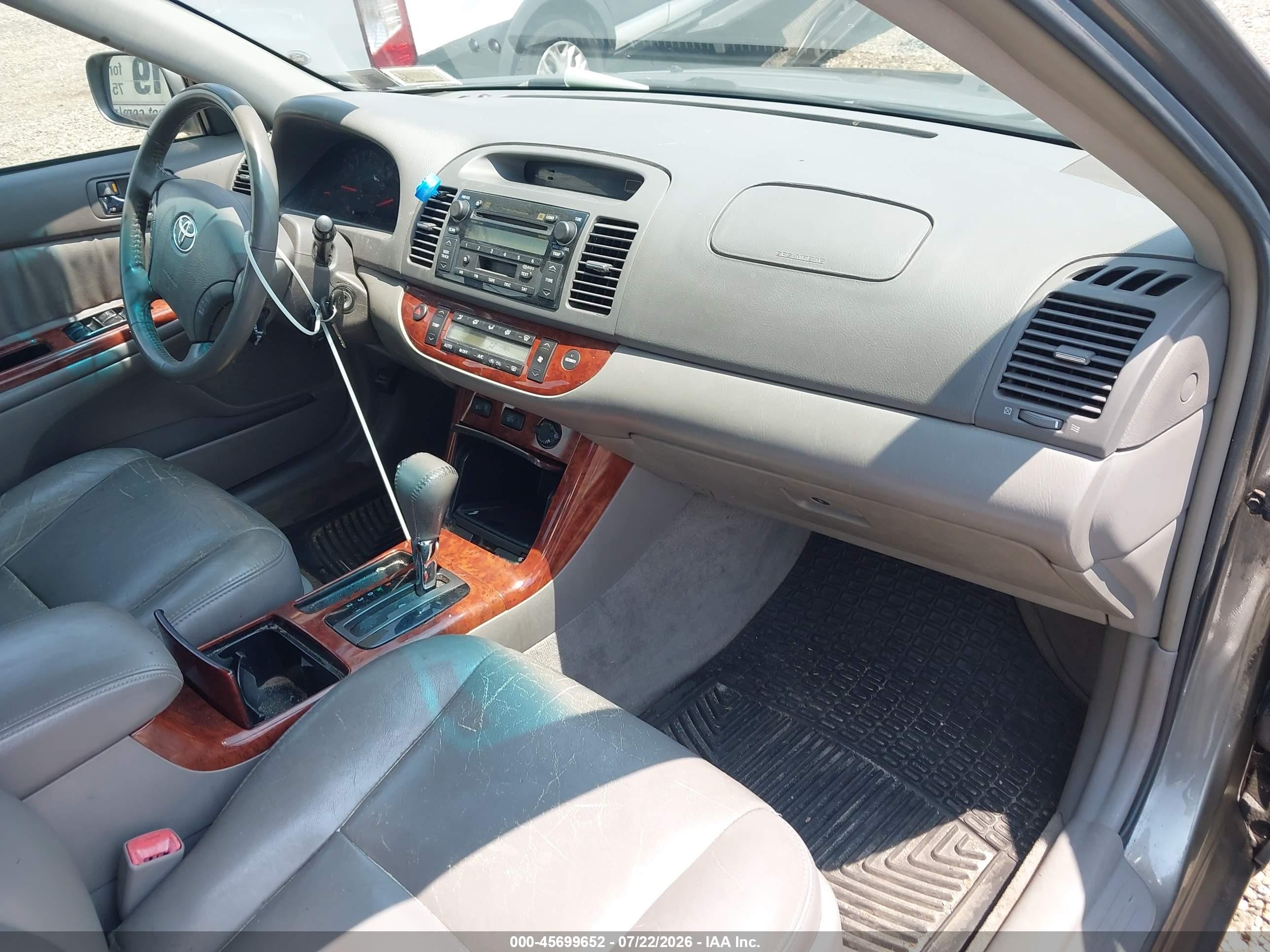 2006 Toyota Camry Xle V6 Gray vin: 4T1BF30K56U632838