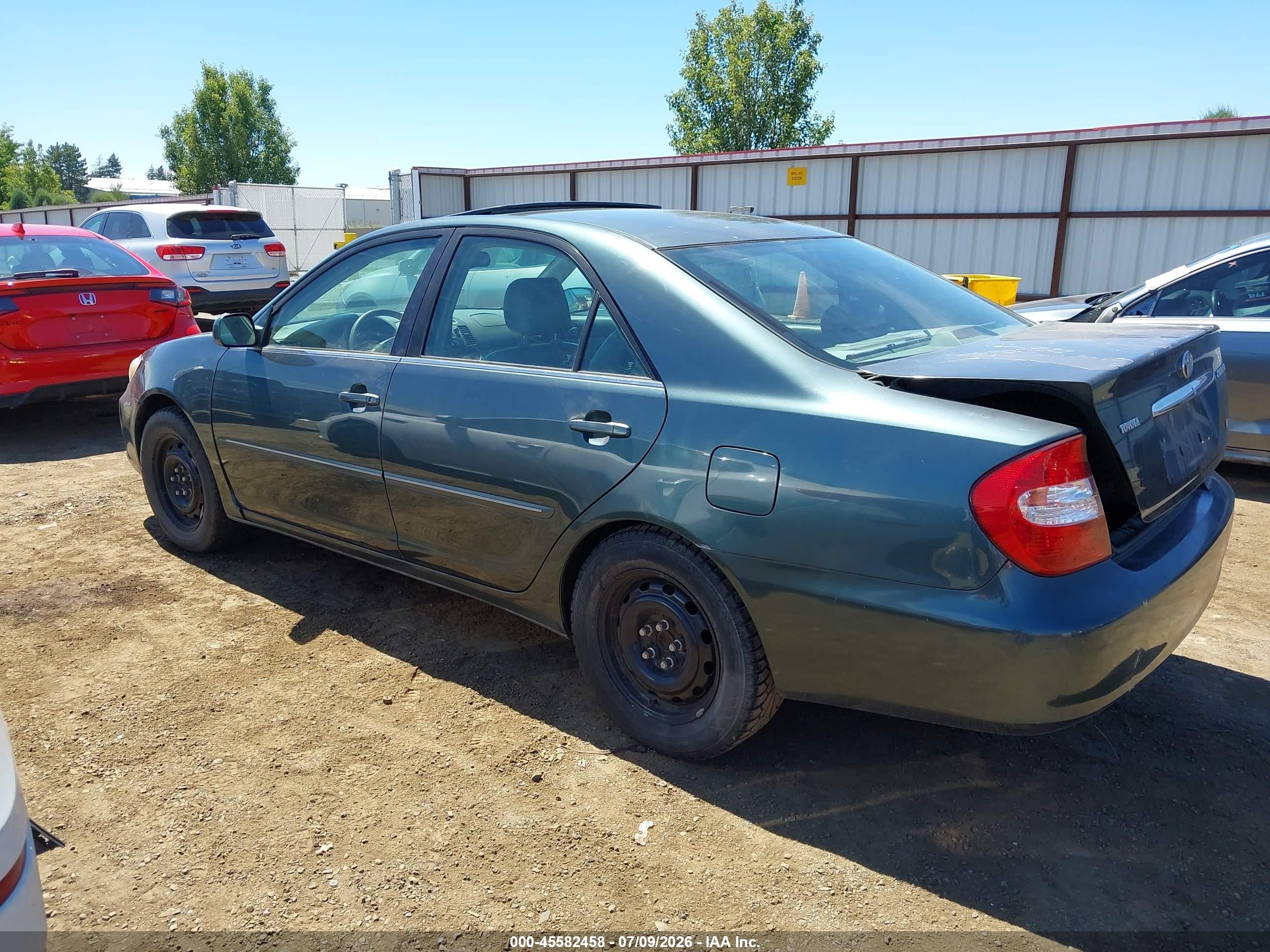 2002 Toyota Camry Xle Gray vin: 4T1BF30K62U521175