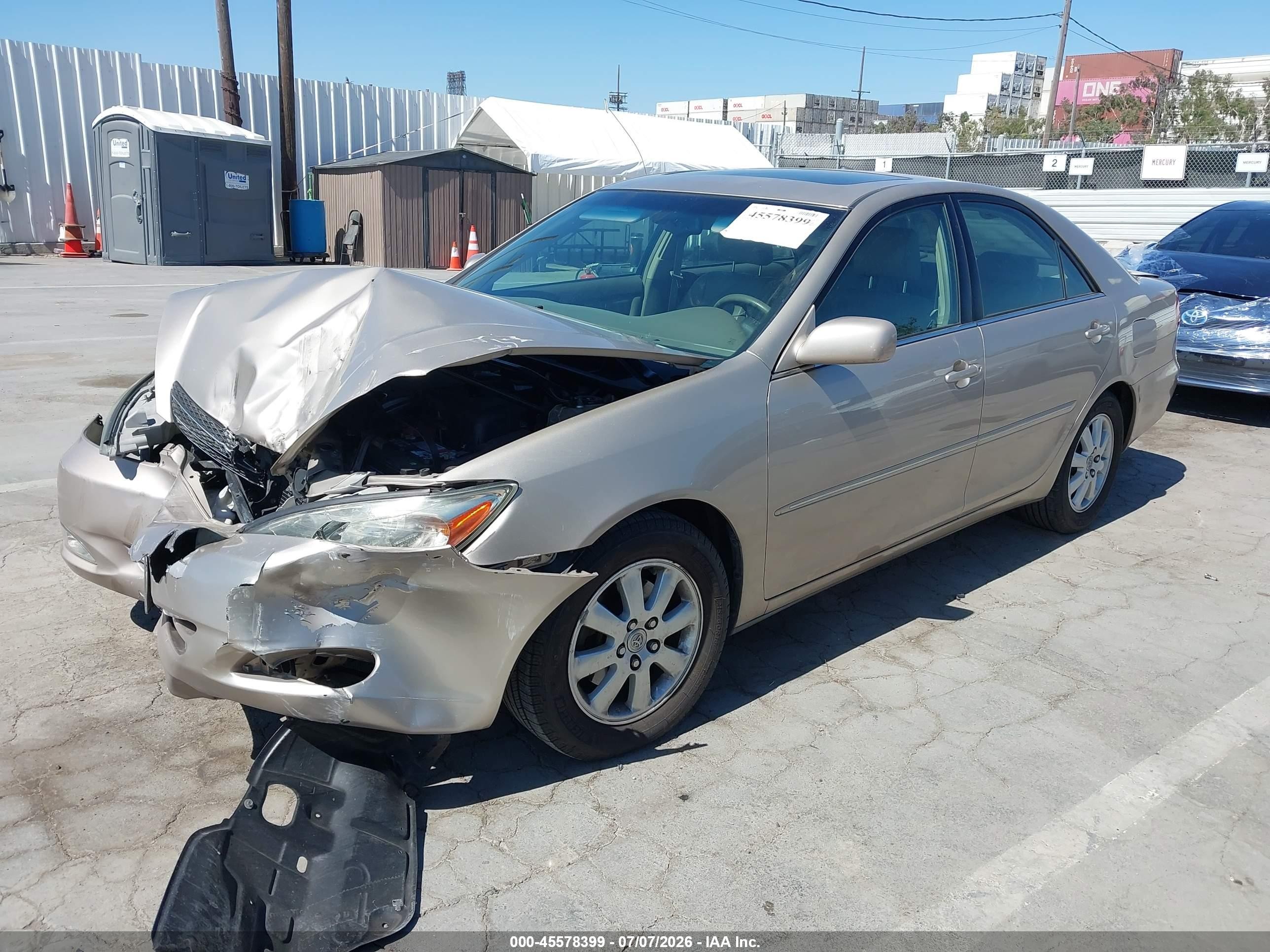 2004 Toyota Camry Xle V6 Beige vin: 4T1BF30K64U065181