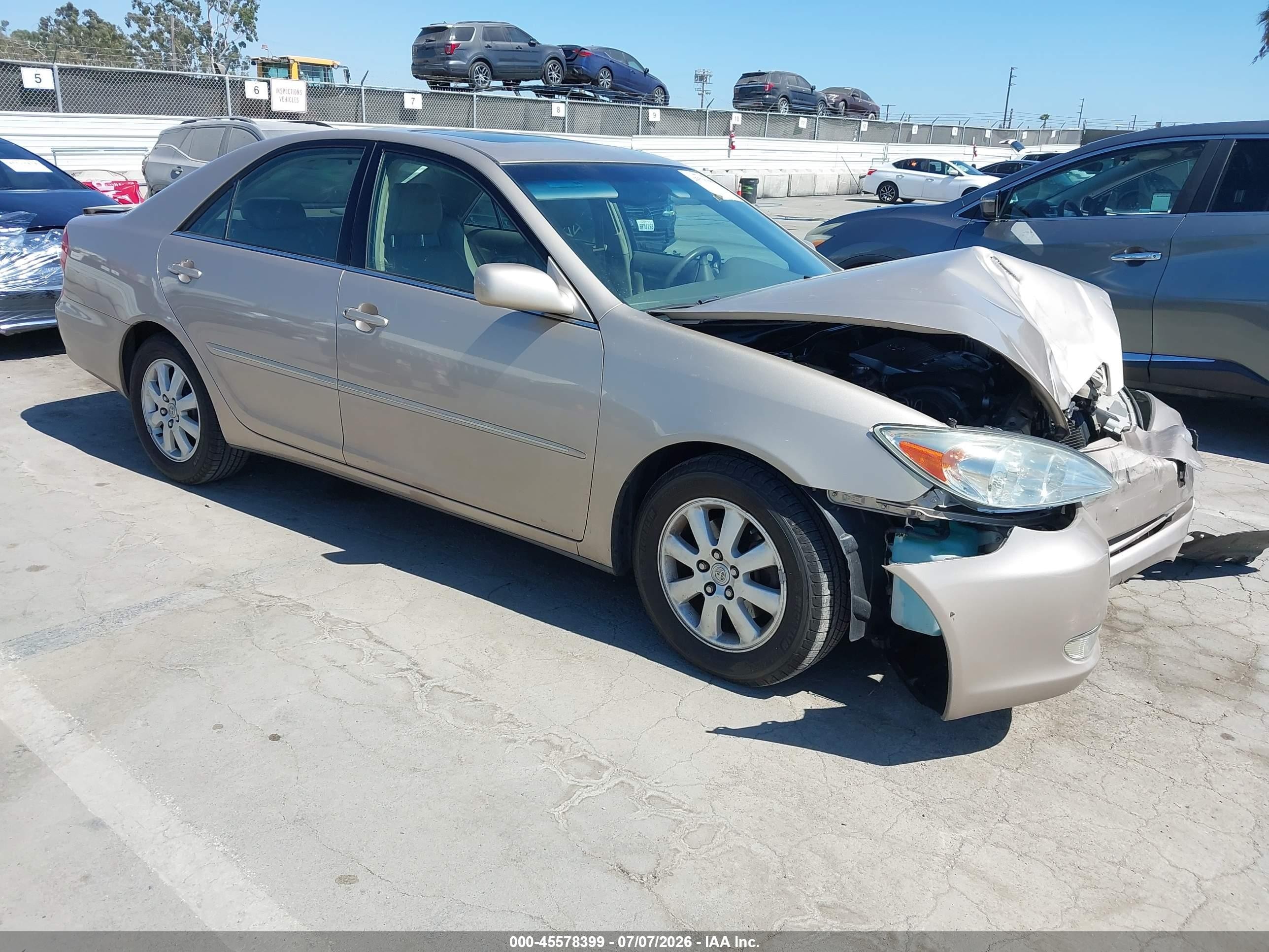 2004 Toyota Camry Xle V6 Beige vin: 4T1BF30K64U065181