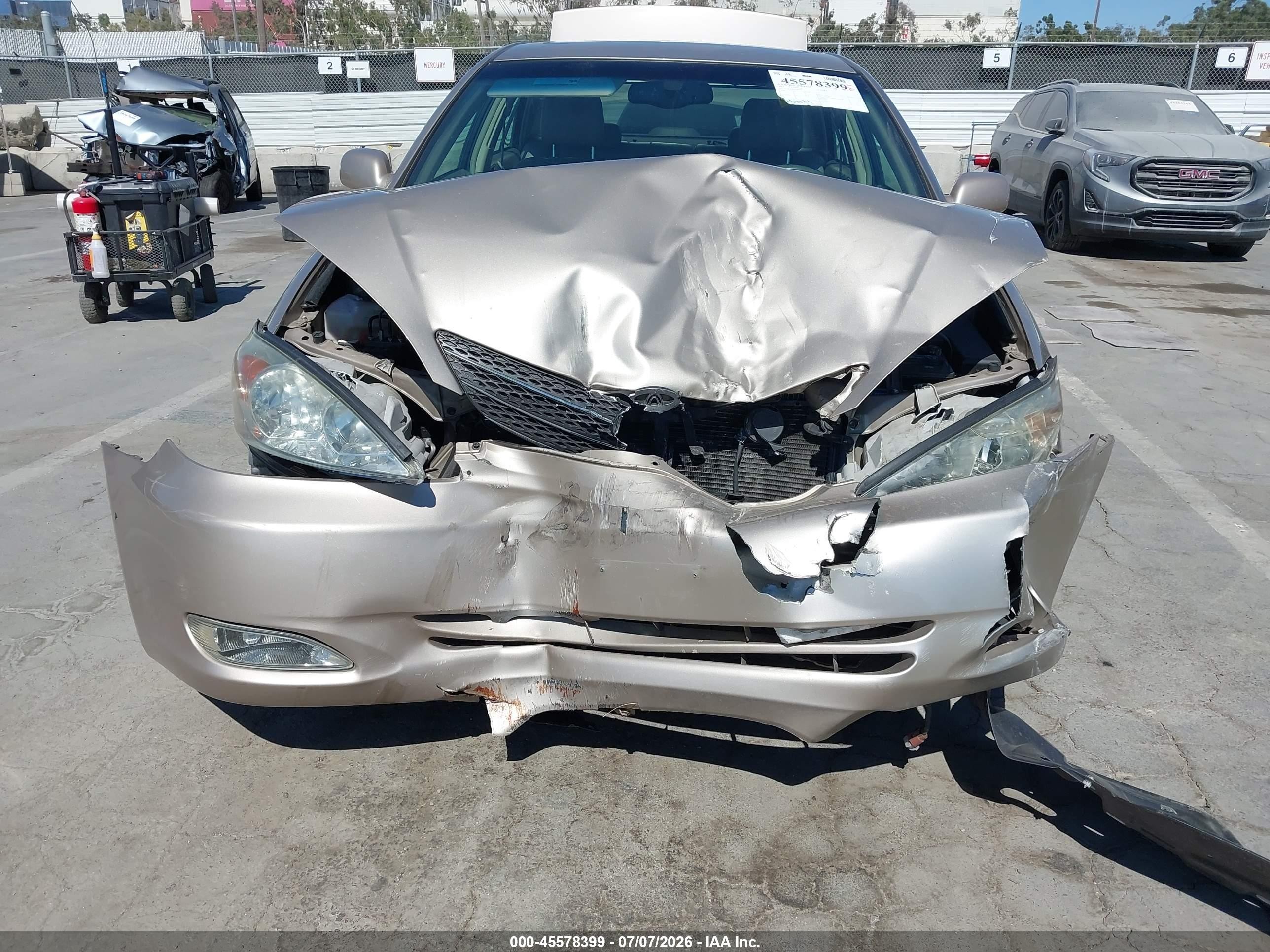 2004 Toyota Camry Xle V6 Beige vin: 4T1BF30K64U065181