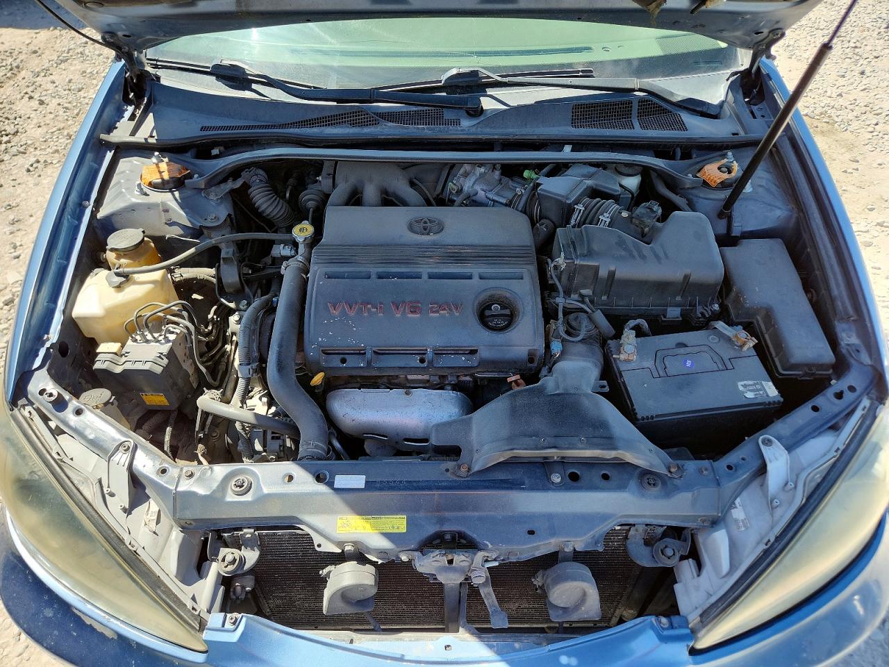 2004 Toyota Camry Le V6 Blue vin: 4T1BF30K64U570606