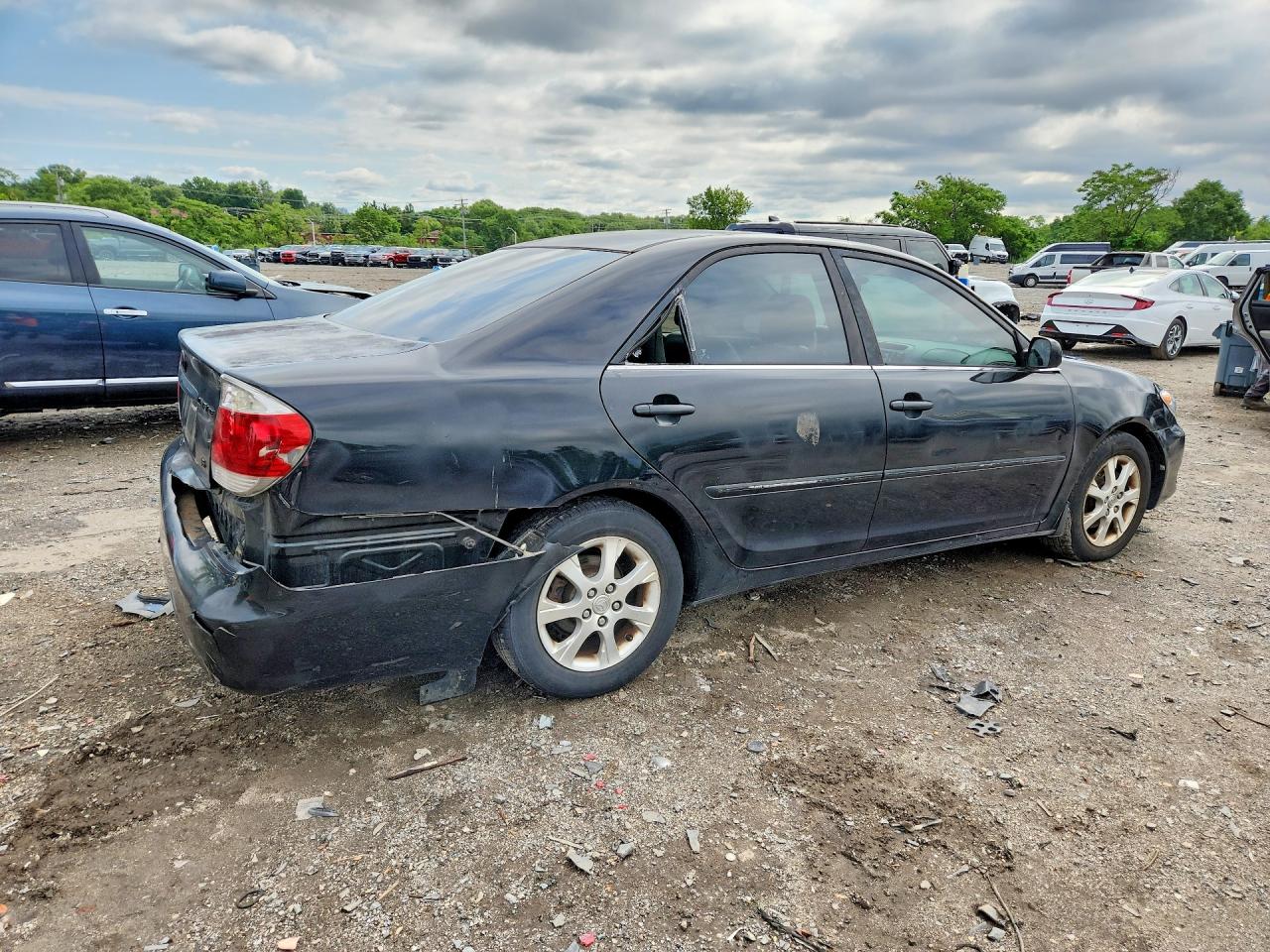 2005 Toyota Camry Xle V6 Black vin: 4T1BF30K65U083116