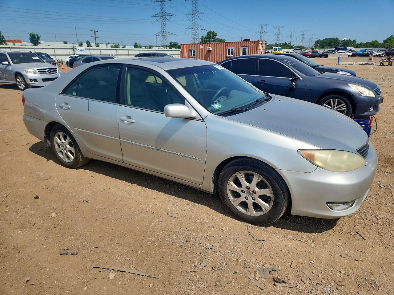 2005 Toyota Camry Xle V6 Silver vin: 4T1BF30K65U087893