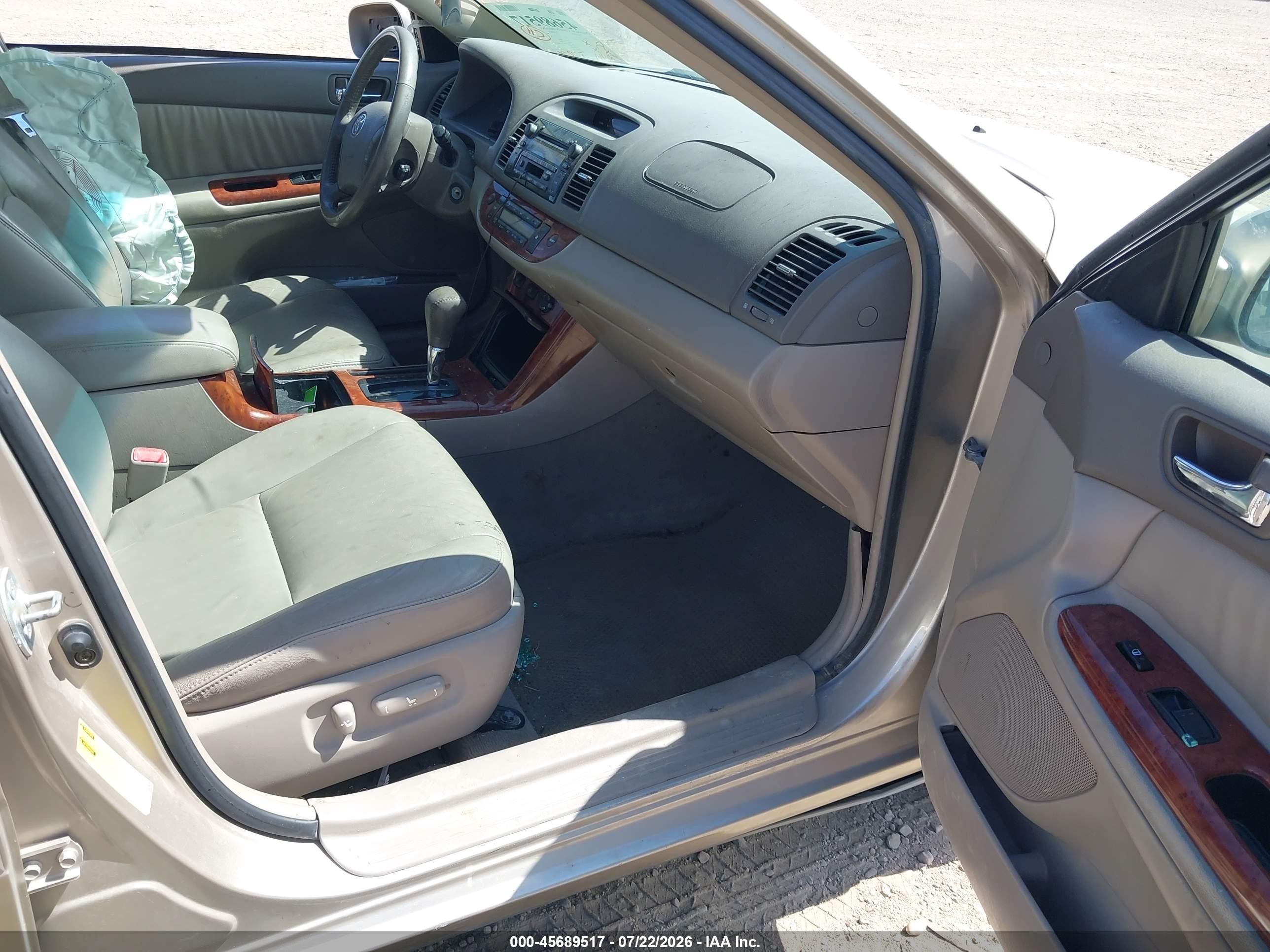 2005 Toyota Camry Xle V6 Beige vin: 4T1BF30K65U591716