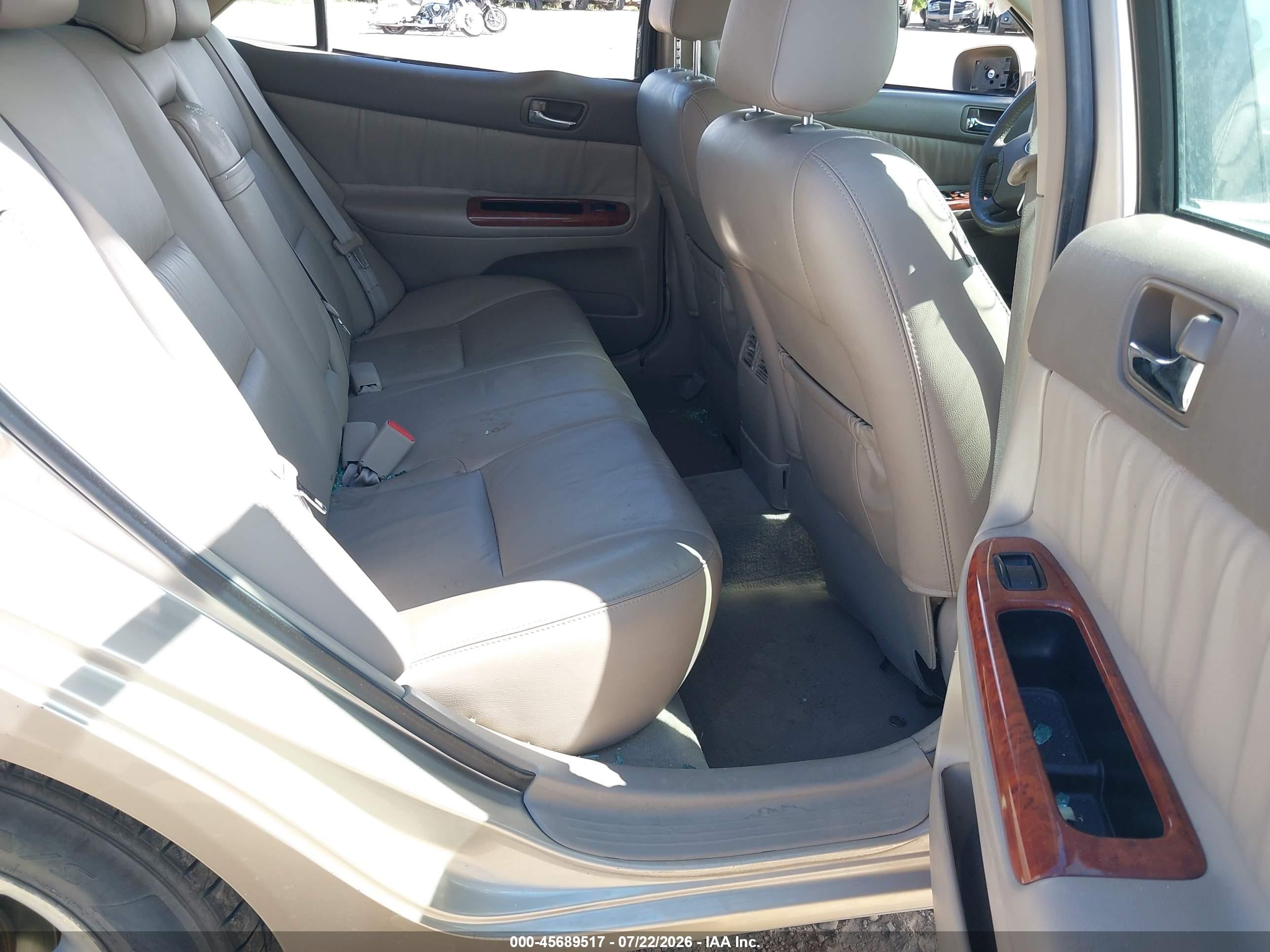 2005 Toyota Camry Xle V6 Beige vin: 4T1BF30K65U591716