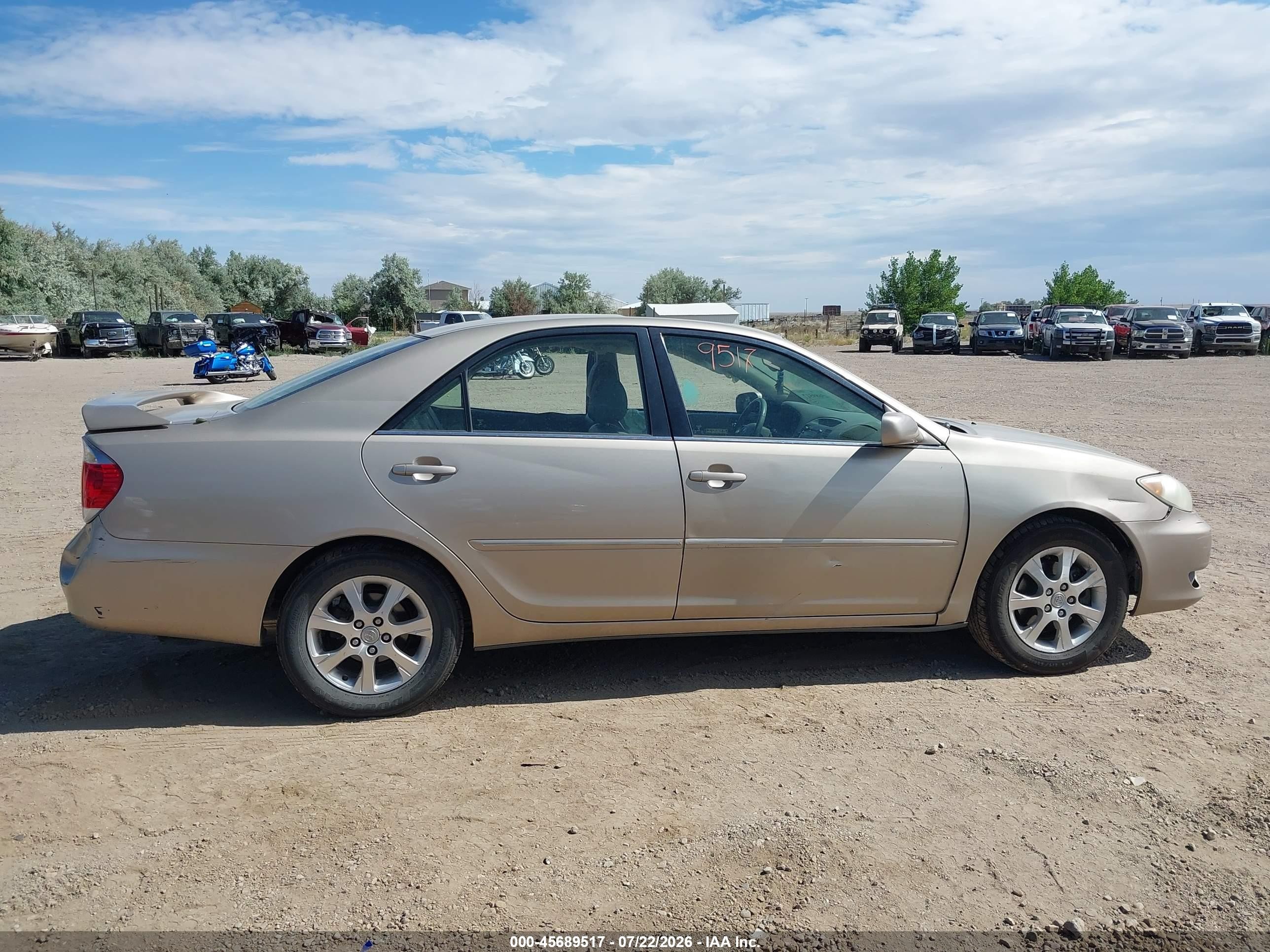 2005 Toyota Camry Xle V6 Beige vin: 4T1BF30K65U591716