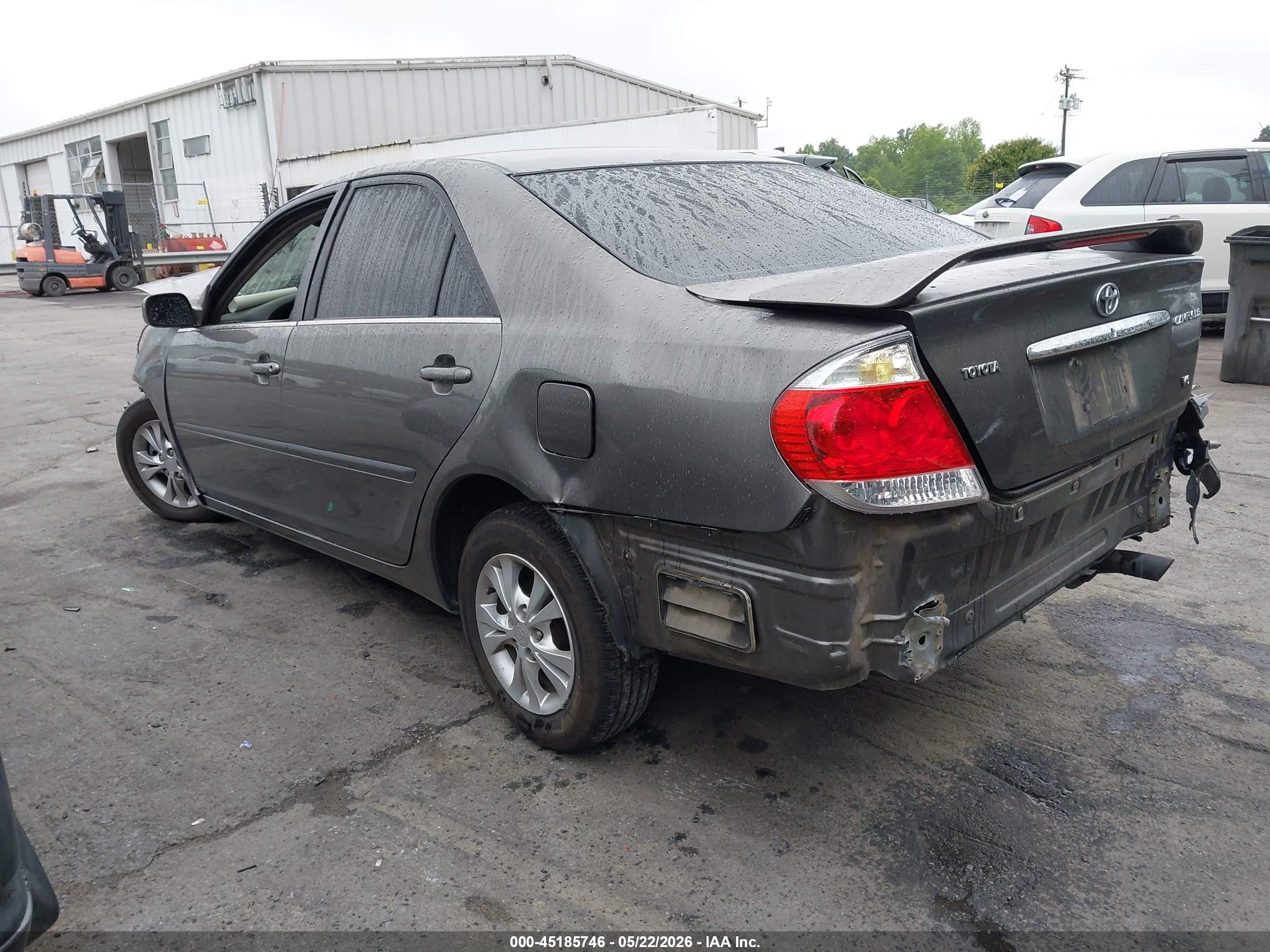 2005 Toyota Camry Le V6 Gray vin: 4T1BF30K65U595264
