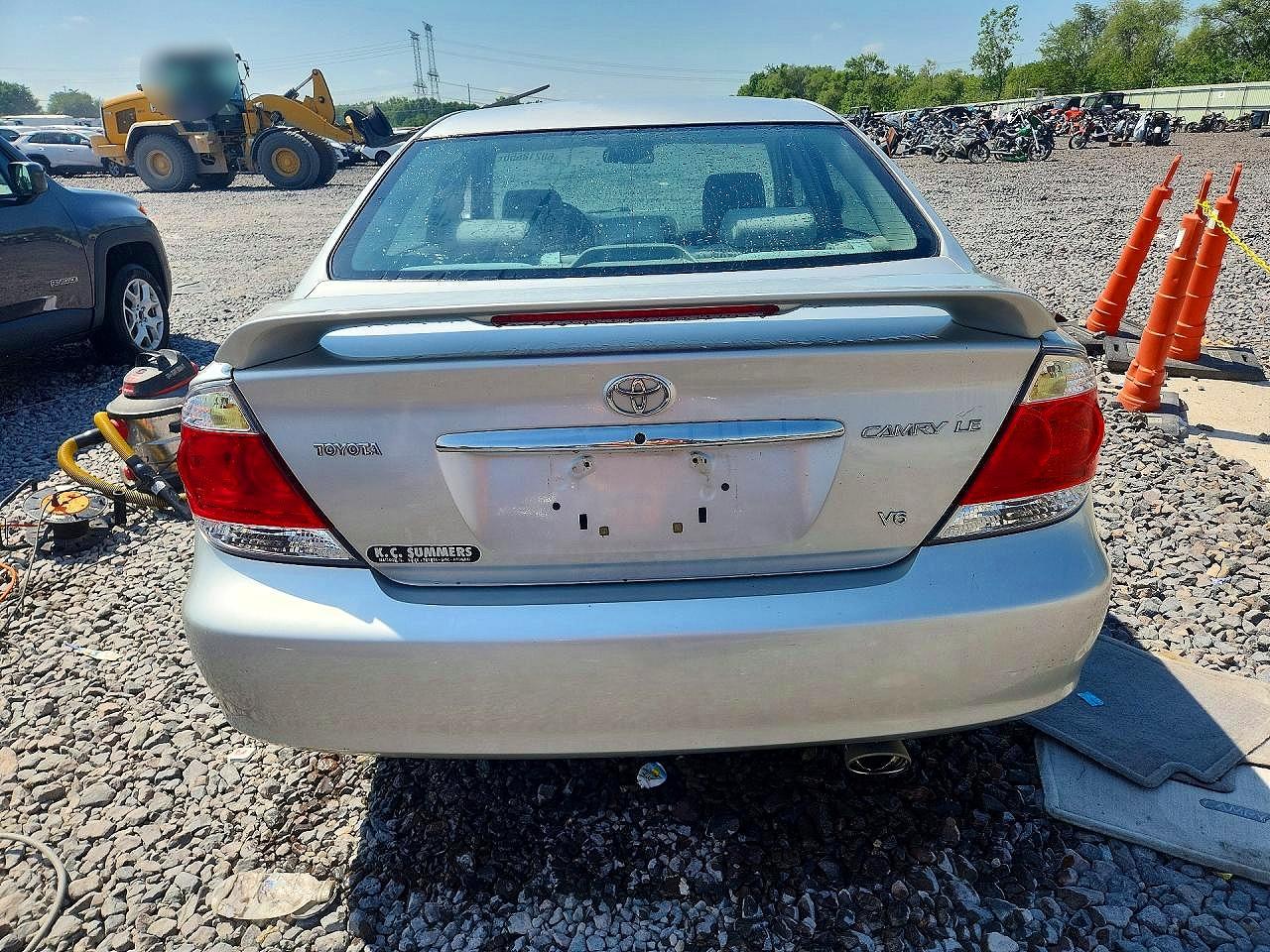 2005 Toyota Camry Le V6 Silver vin: 4T1BF30K65U620194