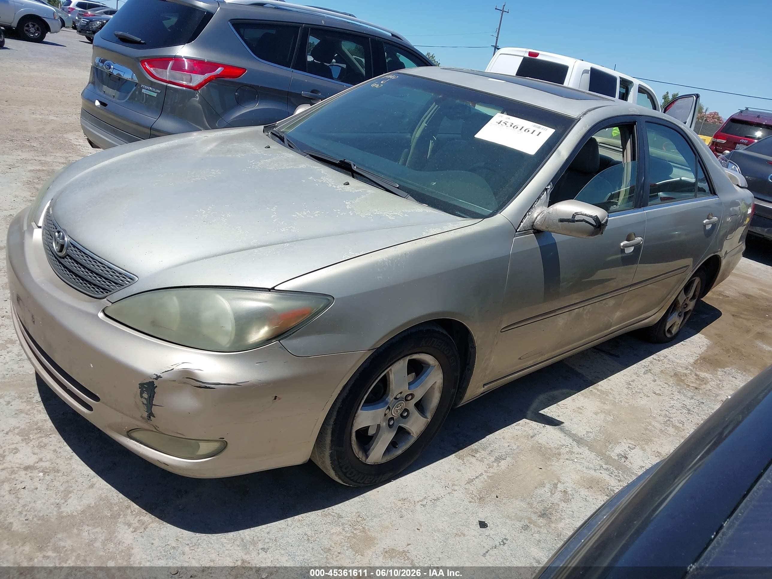 2002 Toyota Camry Se Gold vin: 4T1BF30K72U506829