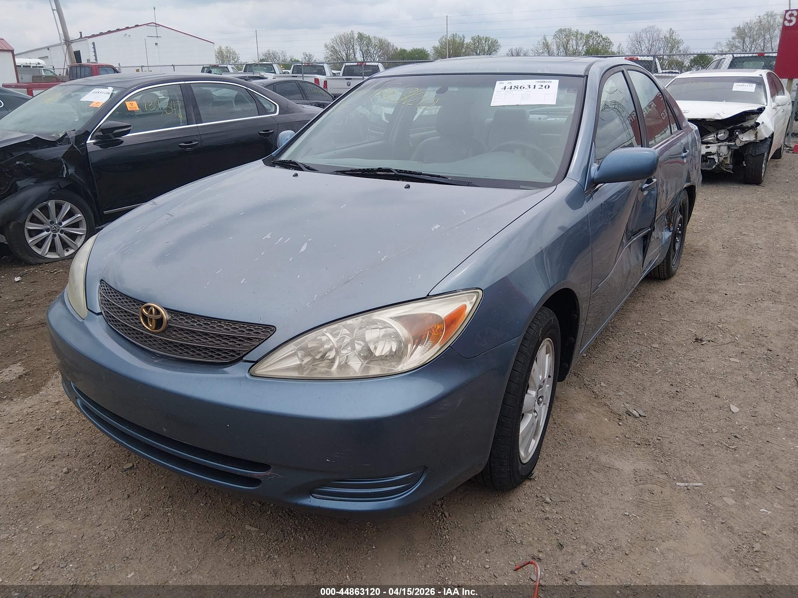 2002 Toyota Camry Xle V6 Light Blue vin: 4T1BF30K72U516700