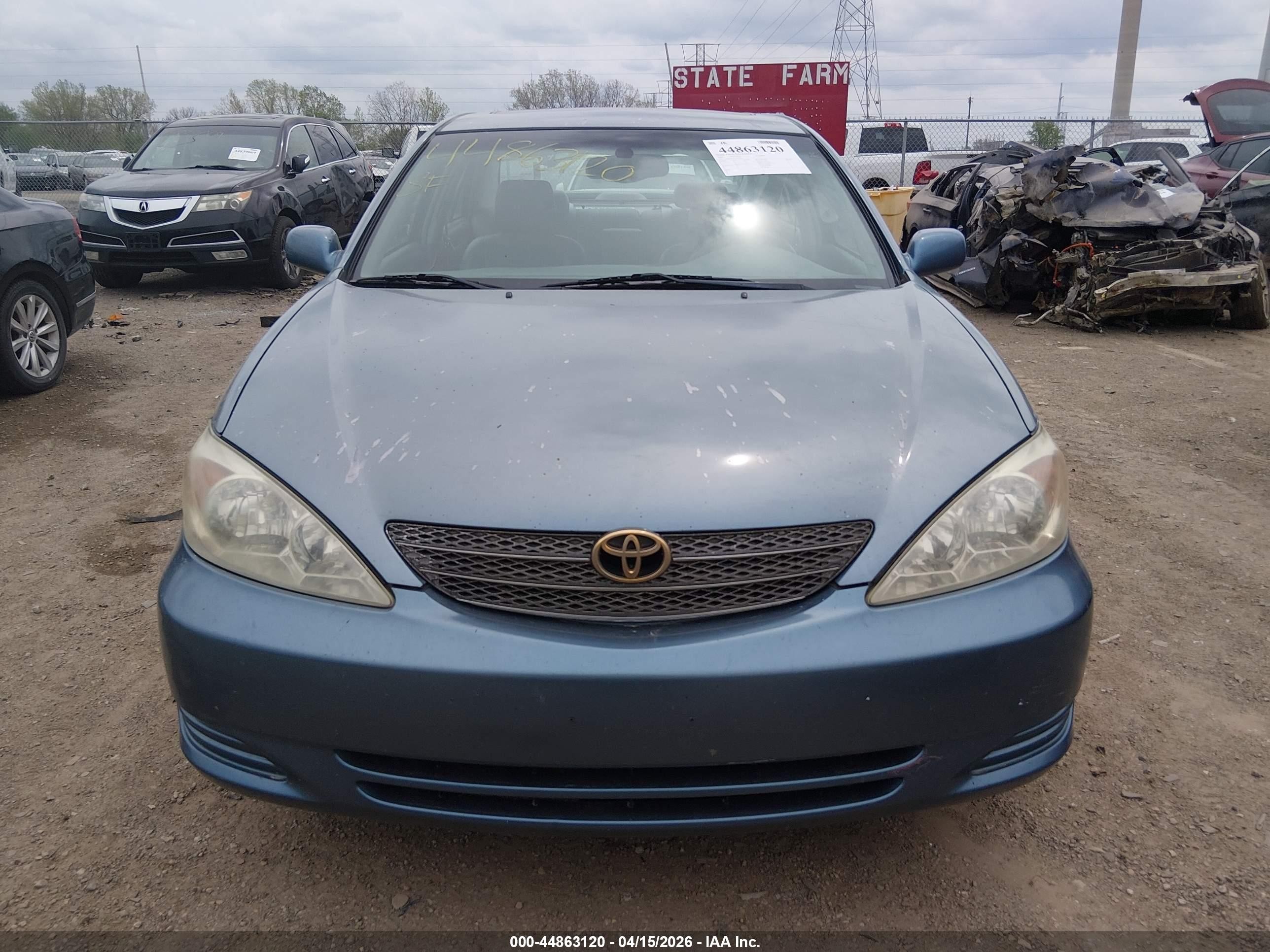 2002 Toyota Camry Xle V6 Light Blue vin: 4T1BF30K72U516700