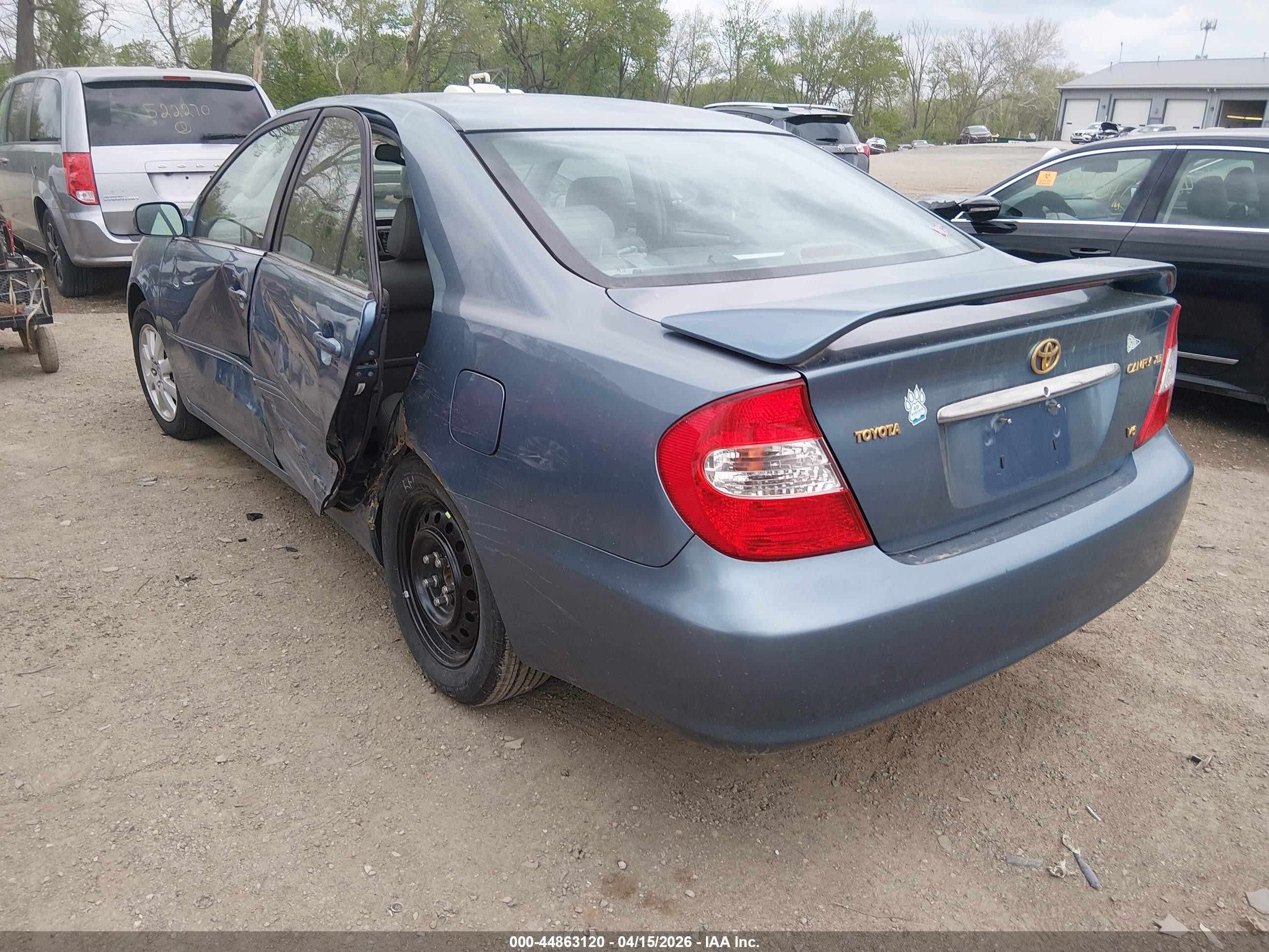 2002 Toyota Camry Xle V6 Light Blue vin: 4T1BF30K72U516700