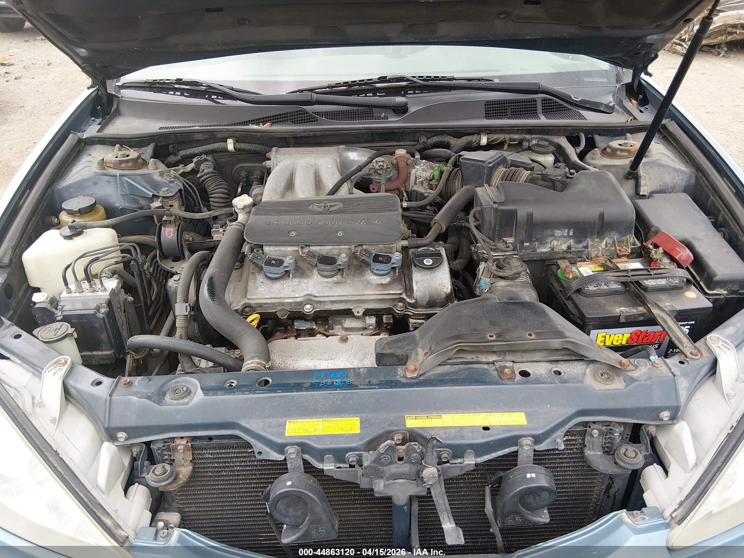 2002 Toyota Camry Xle V6 Light Blue vin: 4T1BF30K72U516700