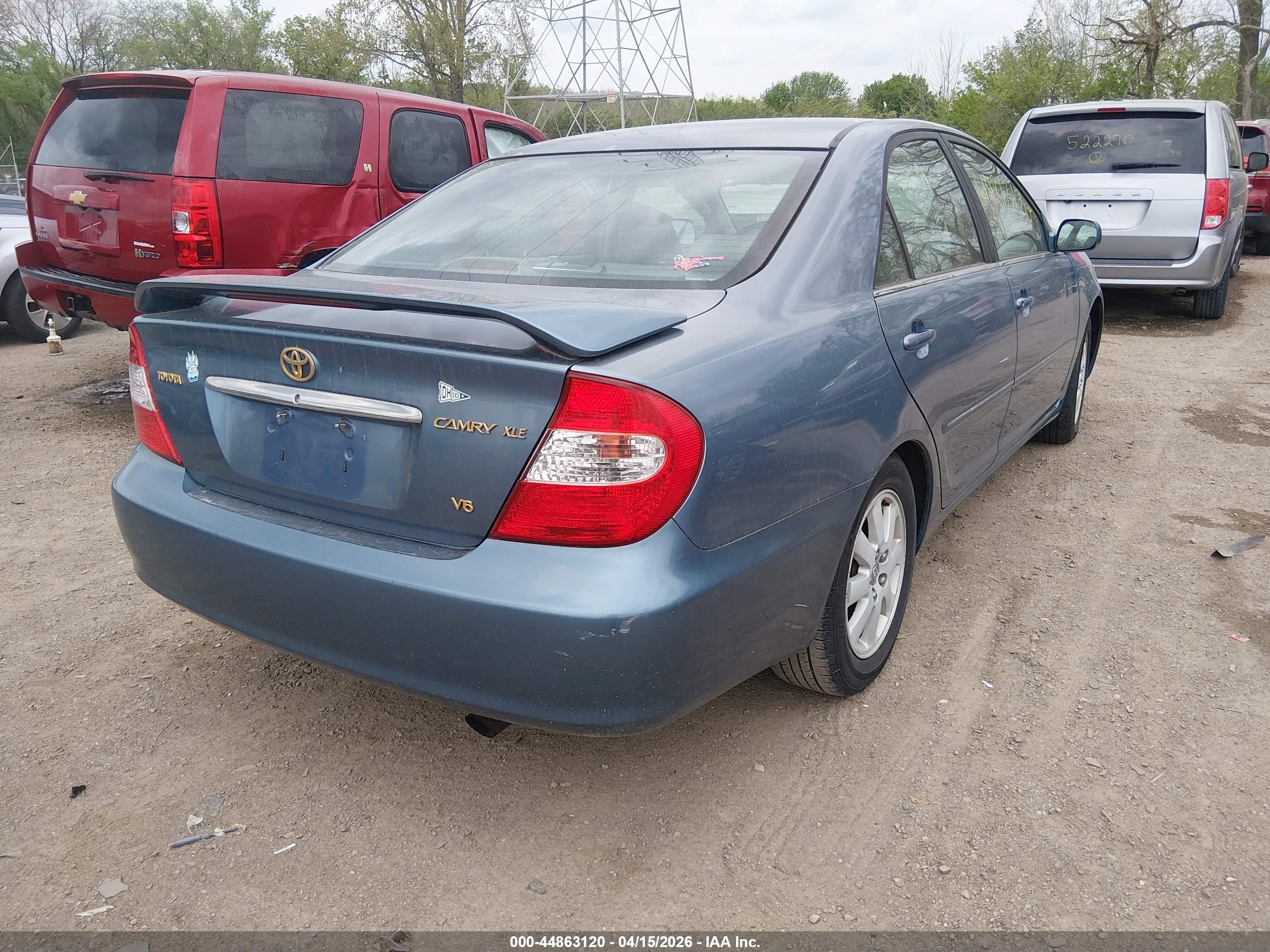 2002 Toyota Camry Xle V6 Light Blue vin: 4T1BF30K72U516700