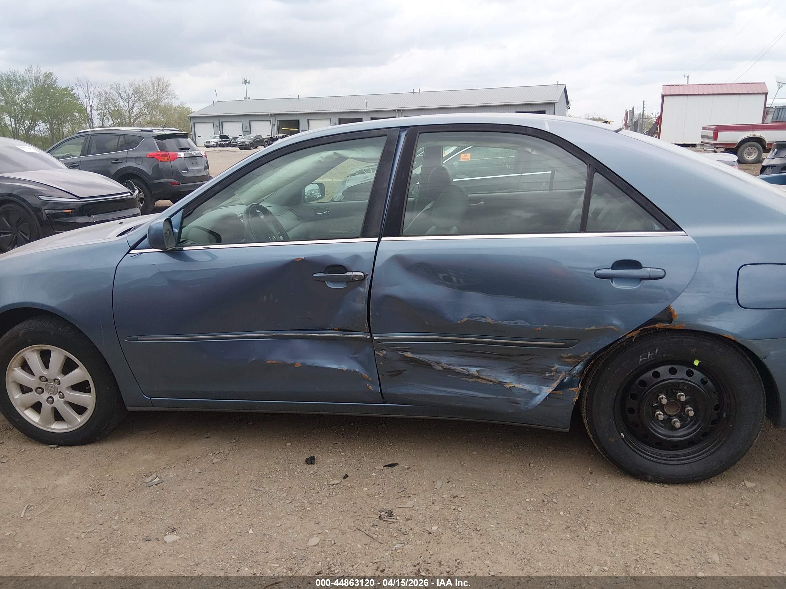 2002 Toyota Camry Xle V6 Light Blue vin: 4T1BF30K72U516700