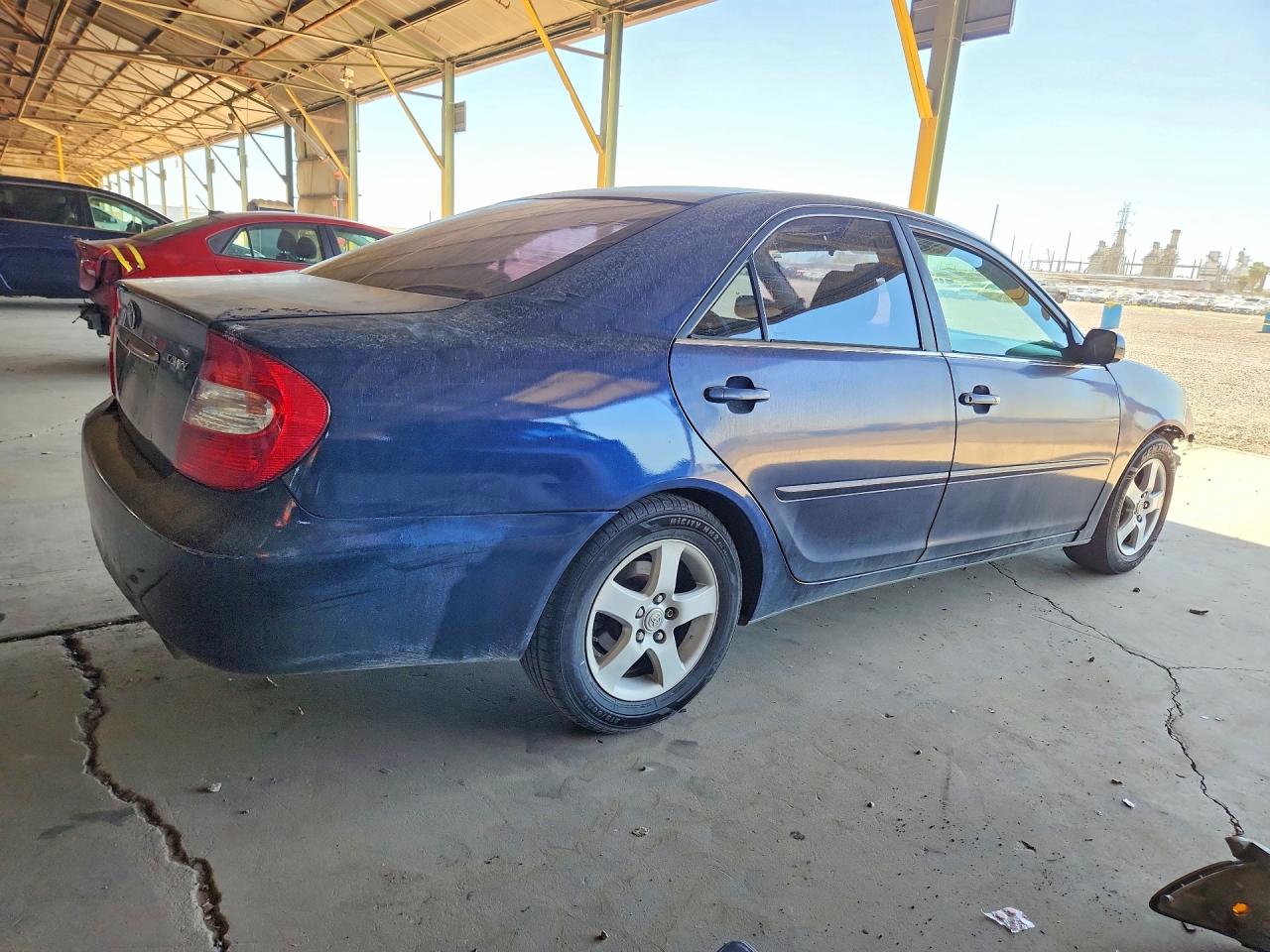 2003 Toyota Camry Se V6 Blue vin: 4T1BF30K73U060697