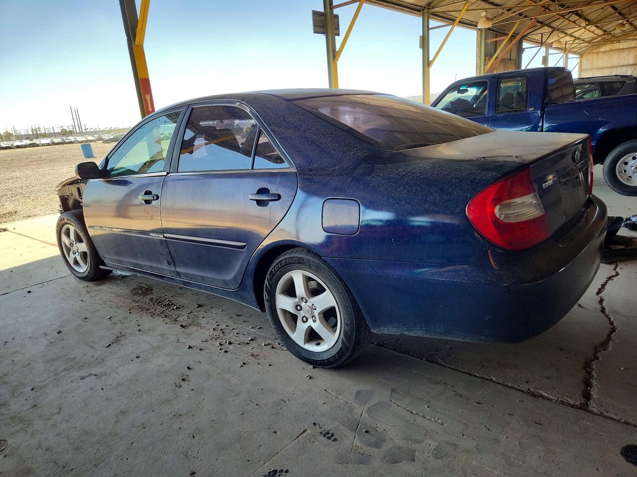 2003 Toyota Camry Se V6 Blue vin: 4T1BF30K73U060697