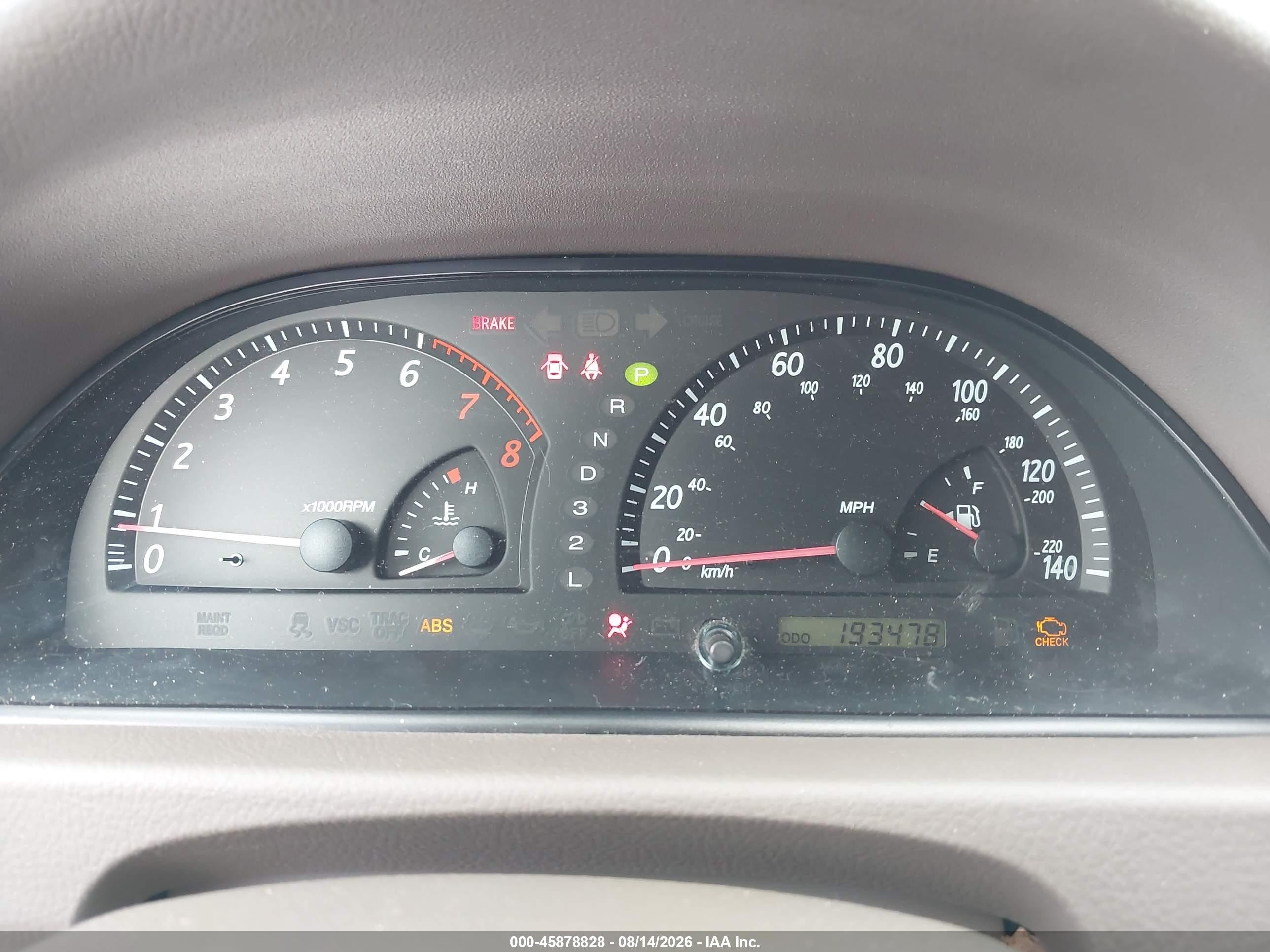 2004 Toyota Camry Le V6 Синий vin: 4T1BF30K74U586619