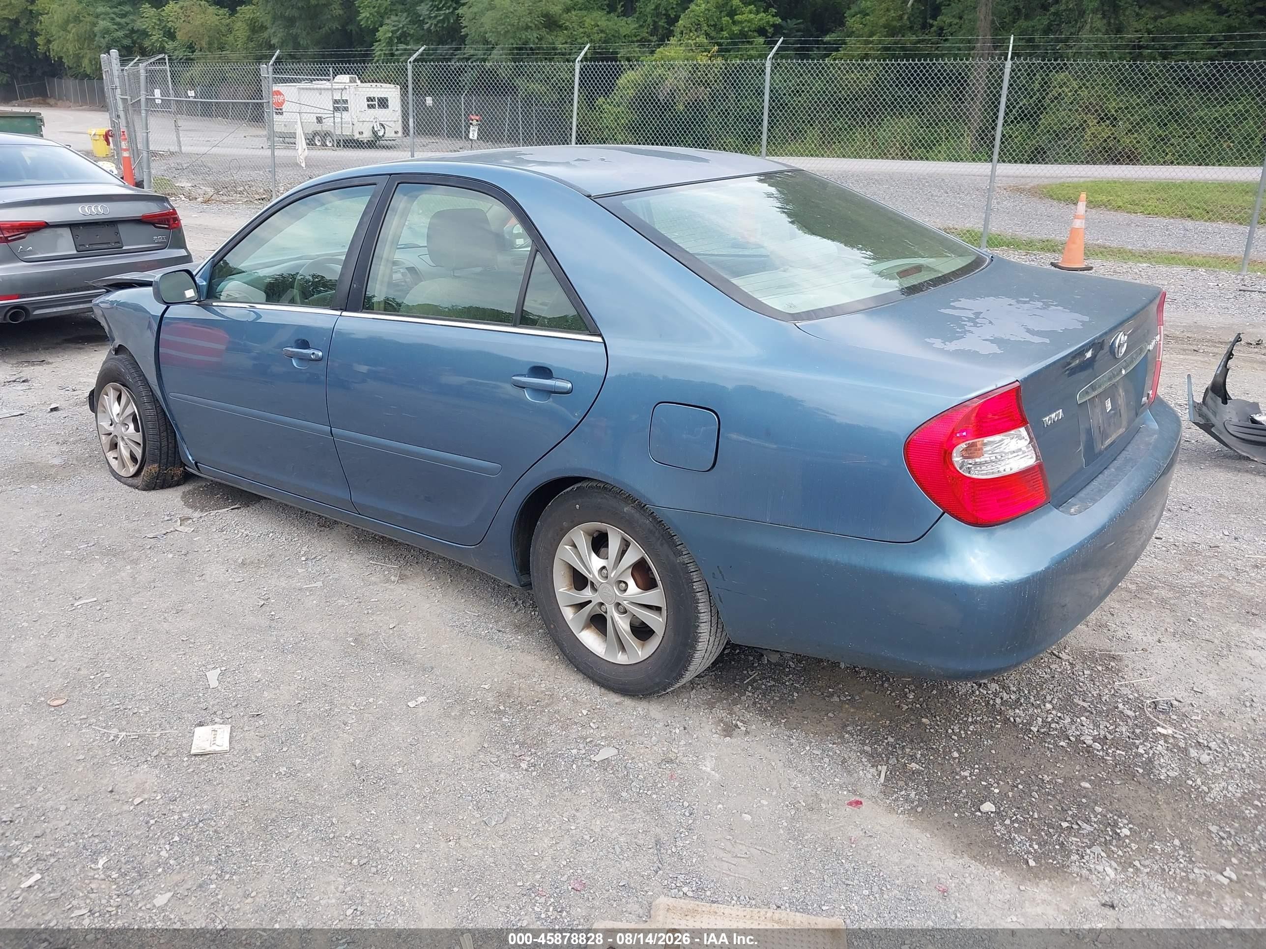 2004 Toyota Camry Le V6 Синий vin: 4T1BF30K74U586619