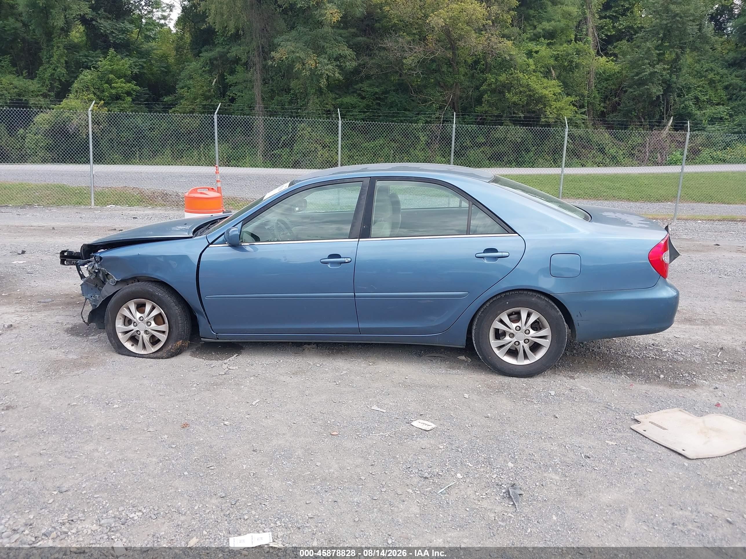 2004 Toyota Camry Le V6 Синий vin: 4T1BF30K74U586619