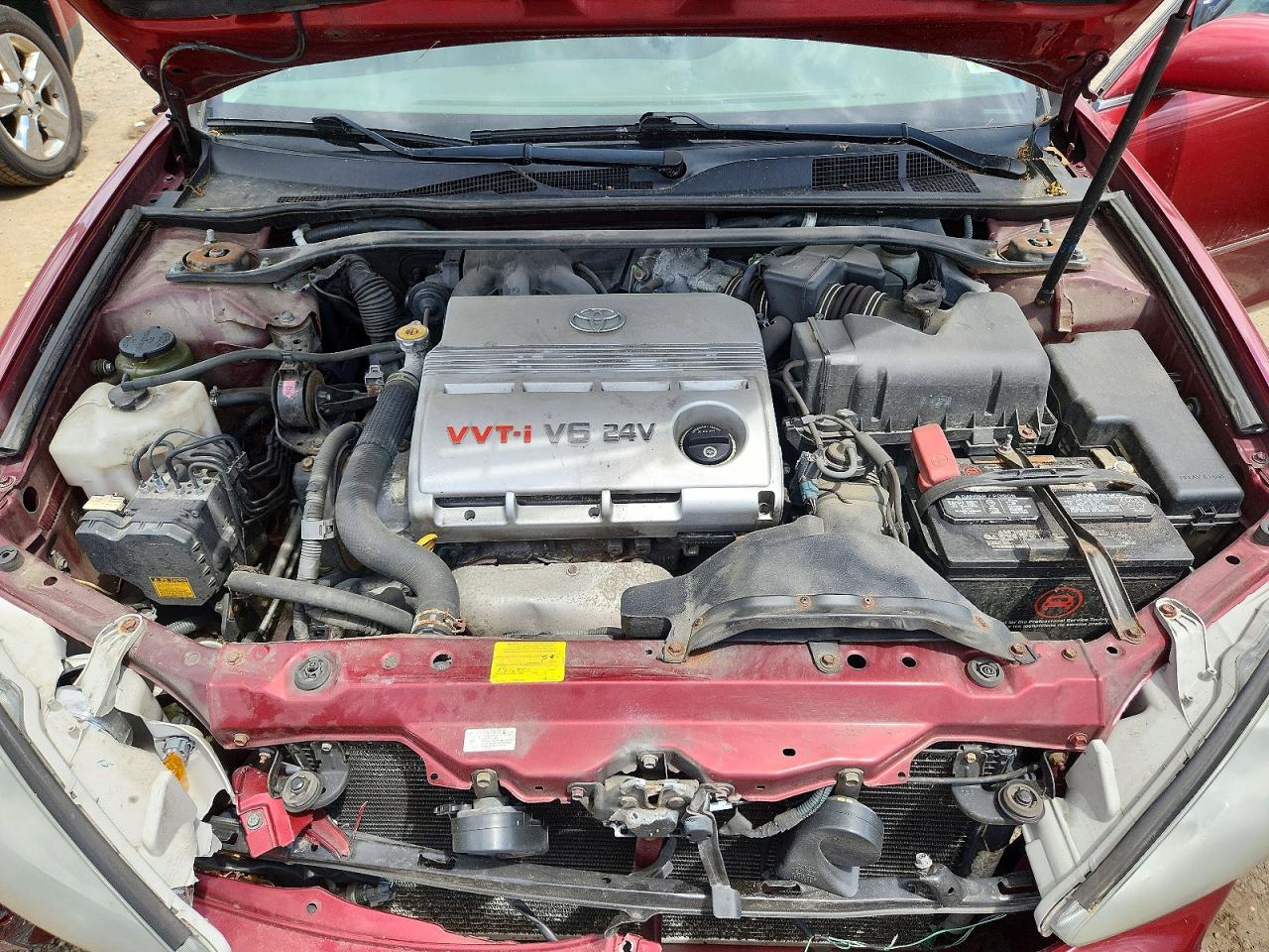 2005 Toyota Camry Le V6 Burgundy vin: 4T1BF30K75U084081