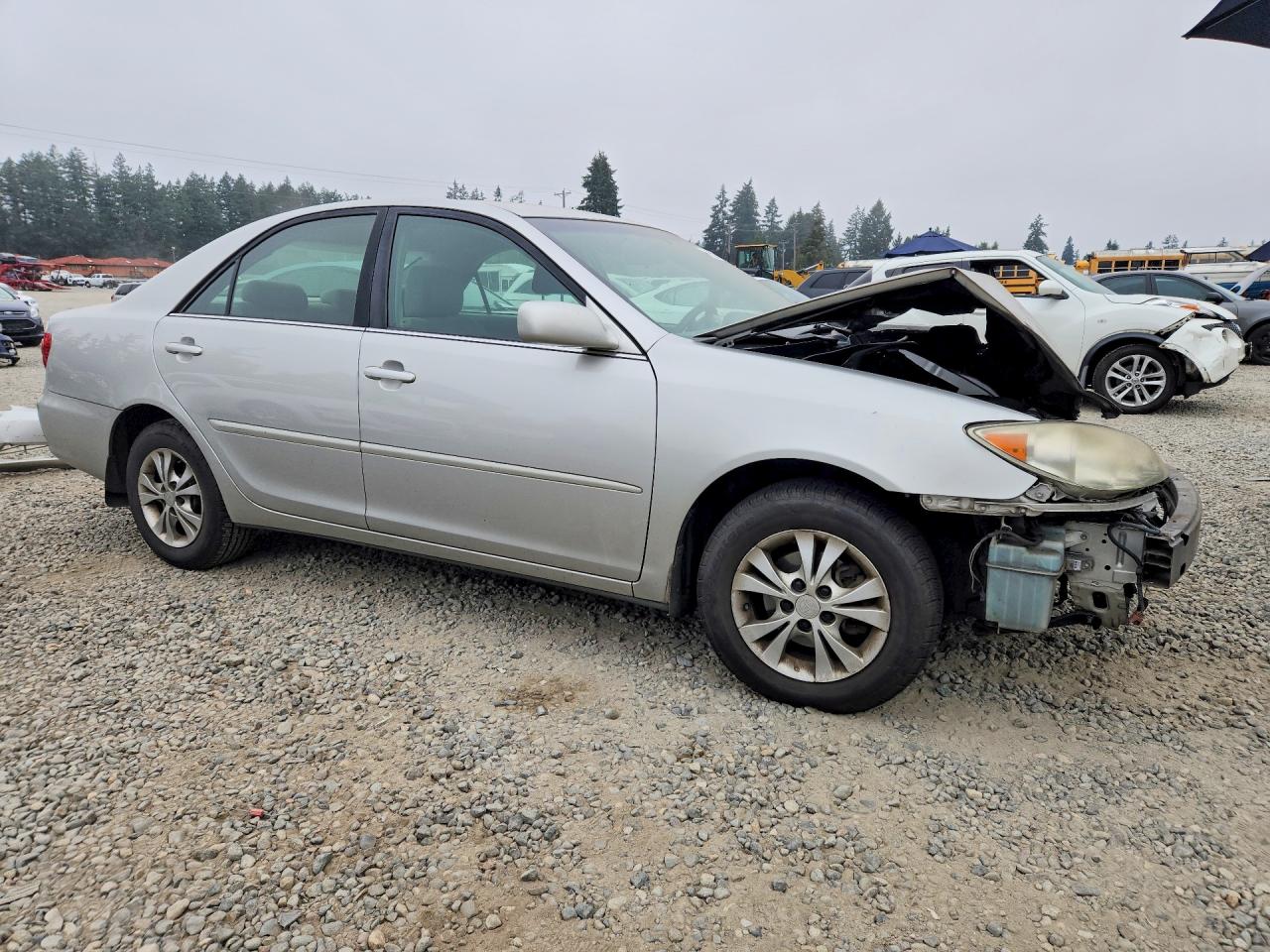 2005 Toyota Camry Le V6 Silver vin: 4T1BF30K75U604909