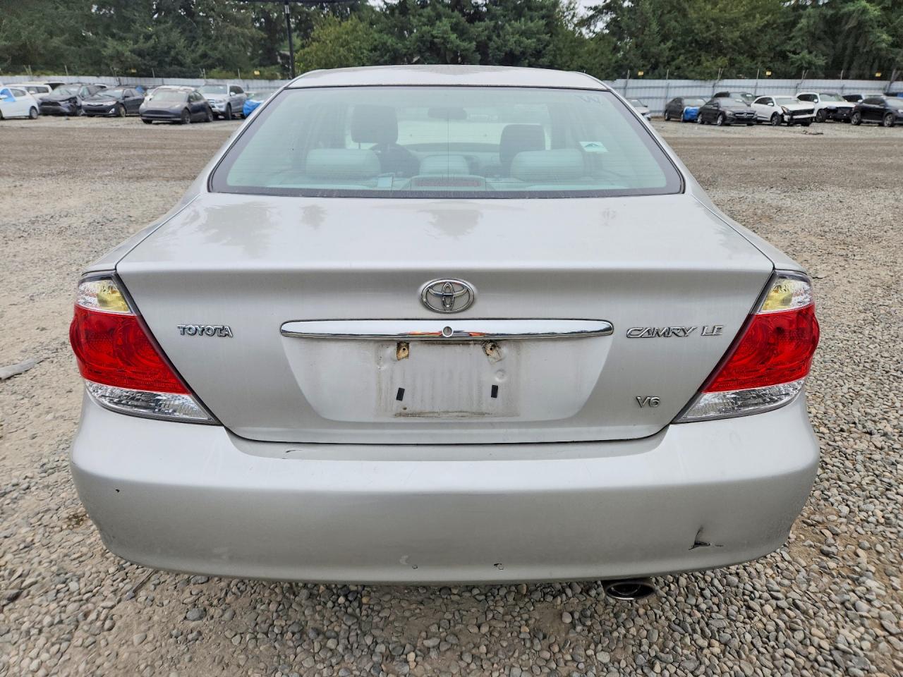 2005 Toyota Camry Le V6 Silver vin: 4T1BF30K75U604909