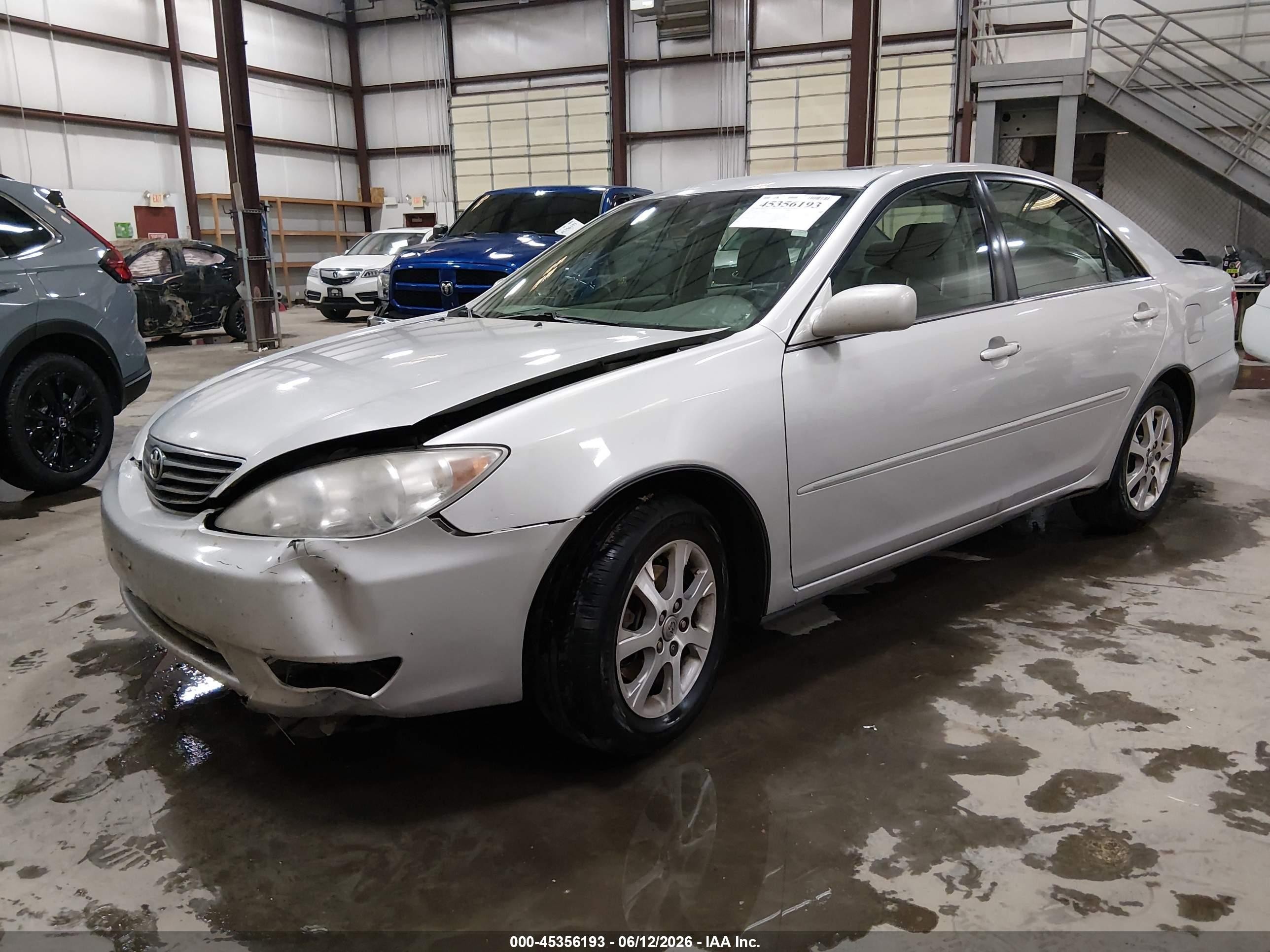2005 Toyota Camry Xle V6 Silver vin: 4T1BF30K75U606613