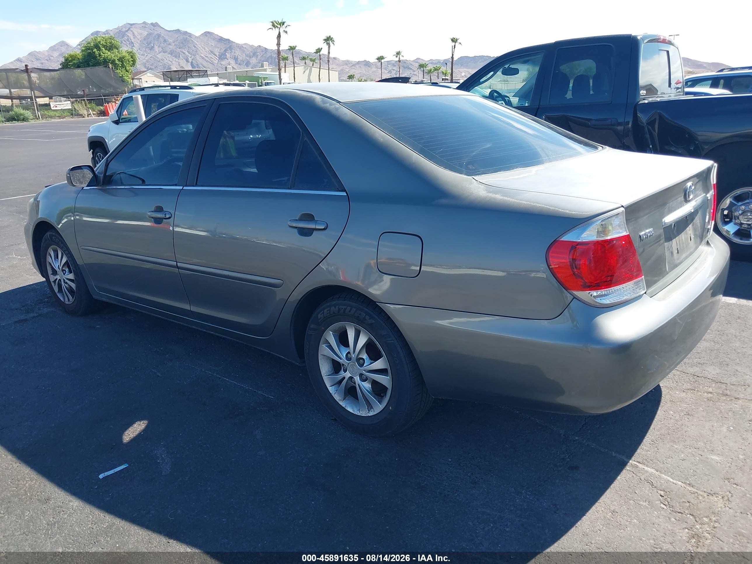 2005 Toyota Camry Le V6 Gray vin: 4T1BF30K75U610080
