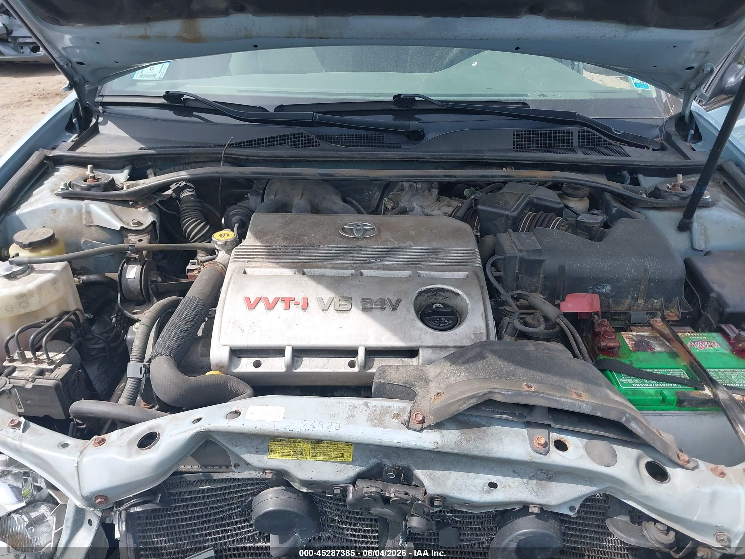 2005 Toyota Camry Le V6 Light Blue vin: 4T1BF30K75U618261