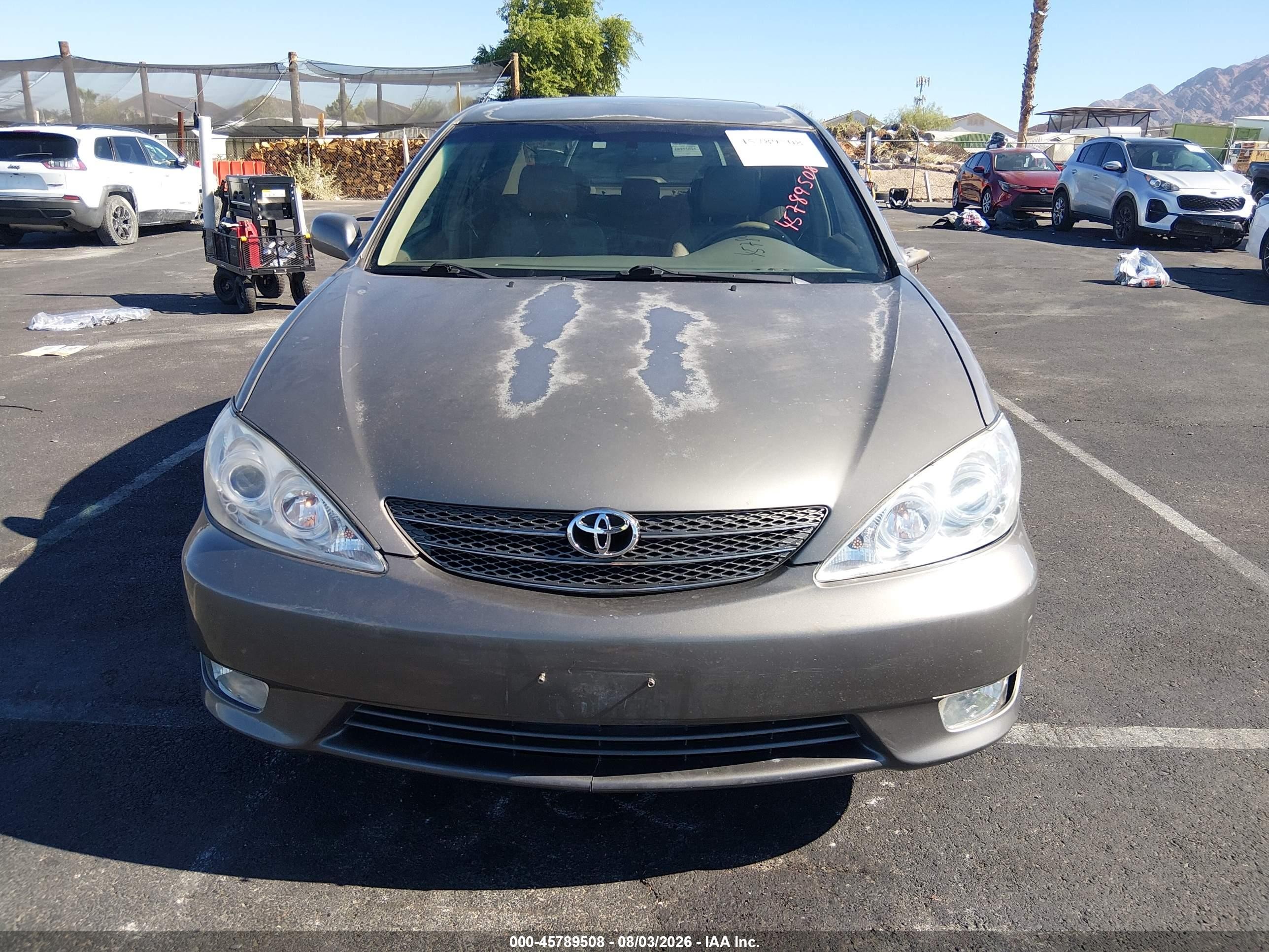 2006 Toyota Camry Xle V6 Gray vin: 4T1BF30K76U632498