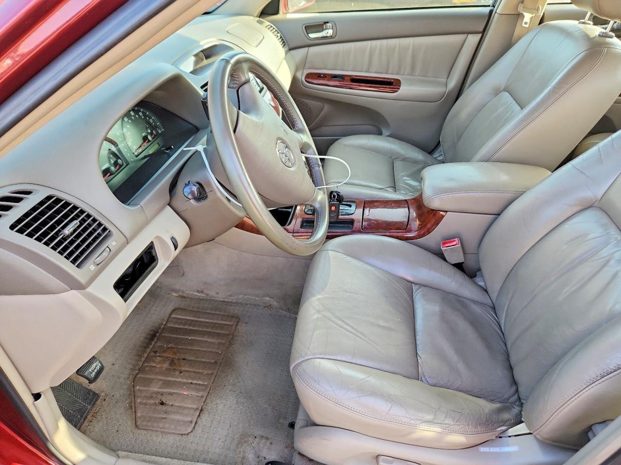 2002 Toyota Camry Xle V6 Burgundy vin: 4T1BF30K82U001236
