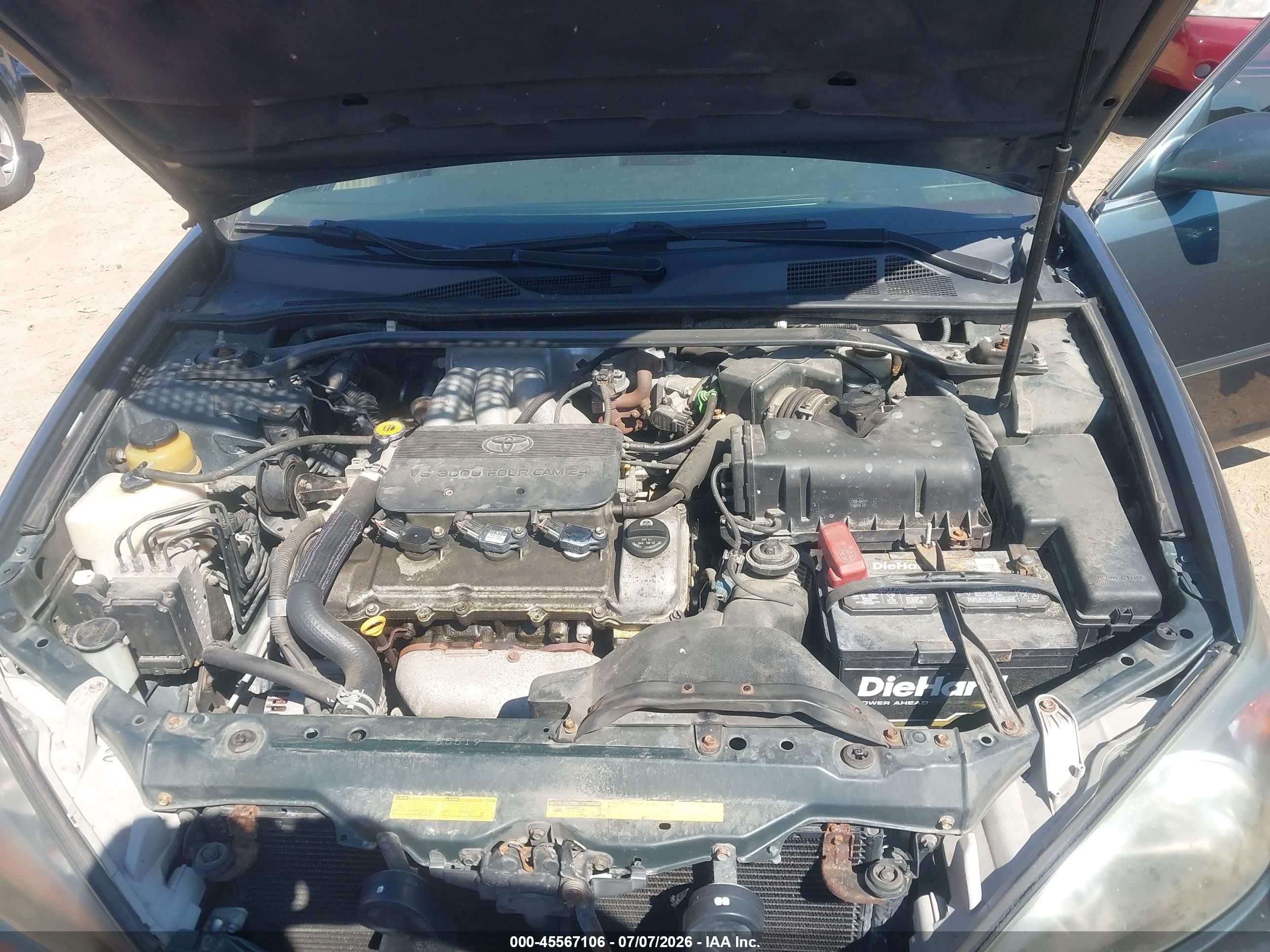 2002 Toyota Camry Se Green vin: 4T1BF30K82U516544