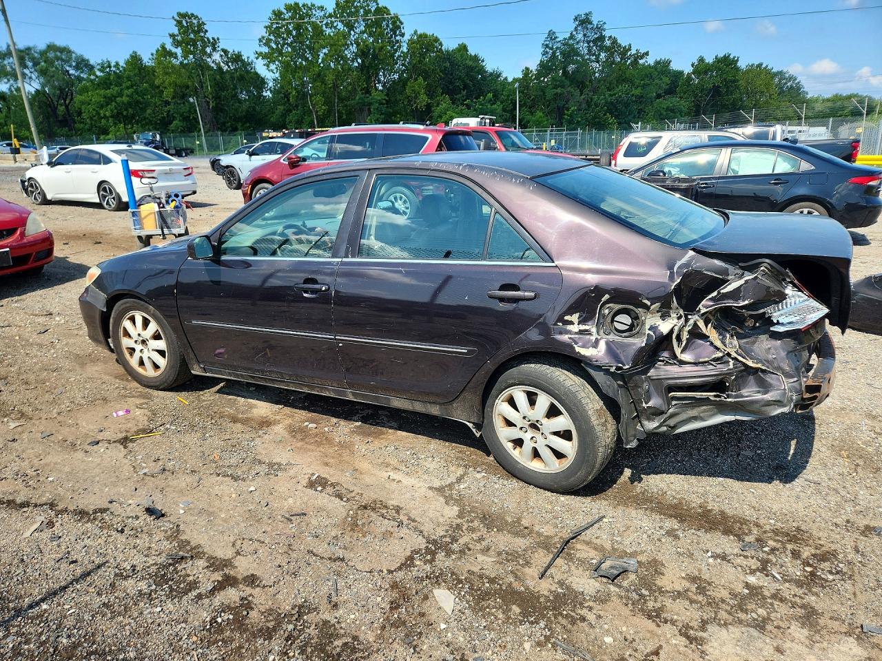 2002 Toyota Camry Xle V6 Purple vin: 4T1BF30K82U522523