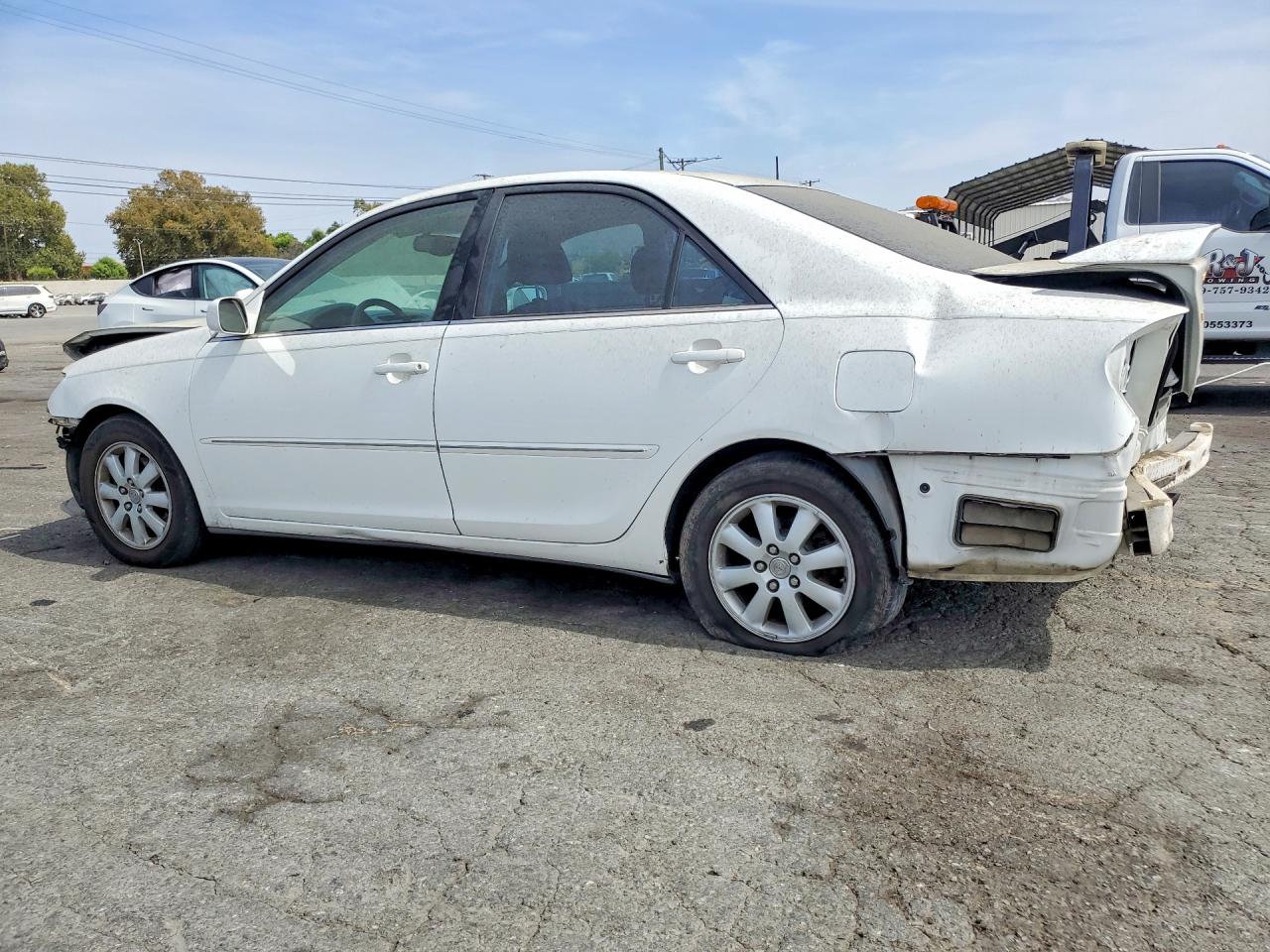 2003 Toyota Camry Xle V6 White vin: 4T1BF30K83U054410