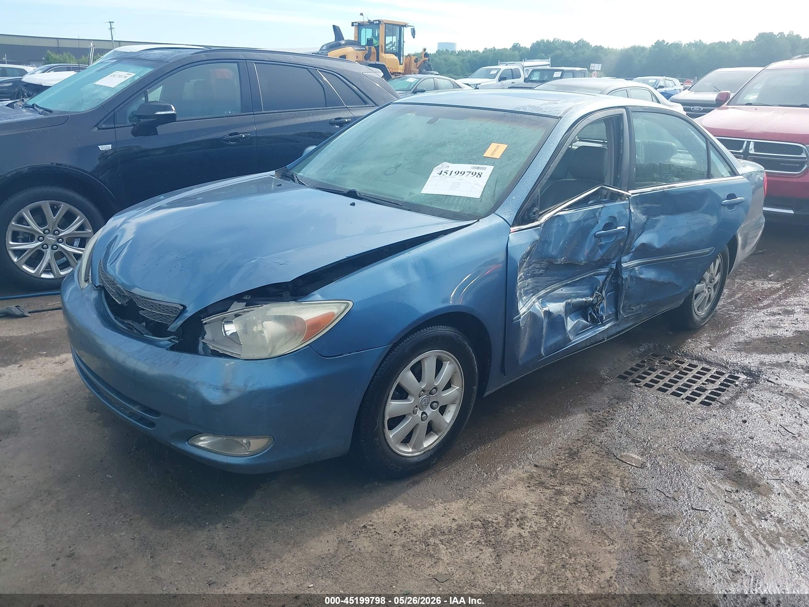 2003 Toyota Camry Xle V6 Blue vin: 4T1BF30K83U544121
