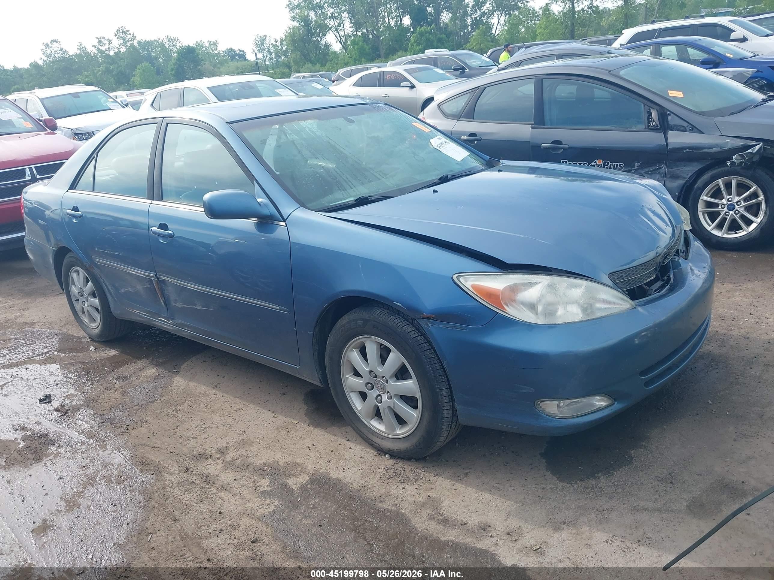 2003 Toyota Camry Xle V6 Blue vin: 4T1BF30K83U544121