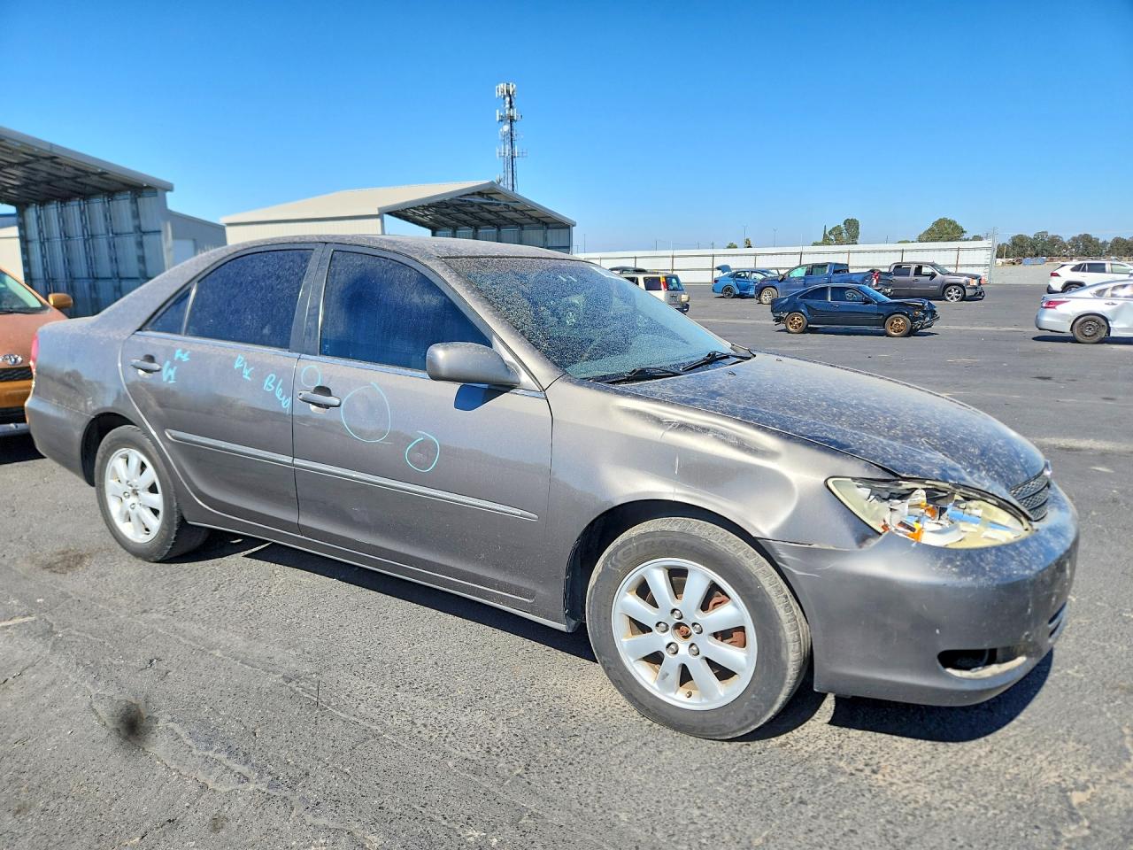 2003 Toyota Camry Xle V6 Серый vin: 4T1BF30K83U548203