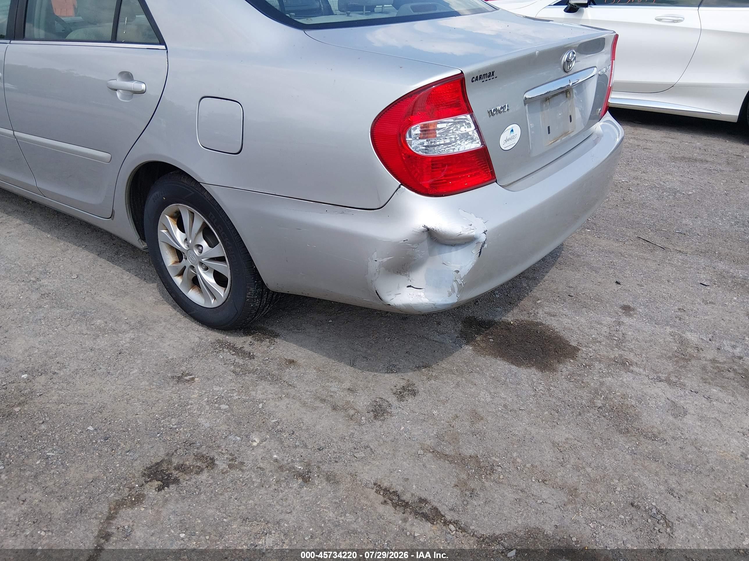 2004 Toyota Camry Le V6 Silver vin: 4T1BF30K84U078935