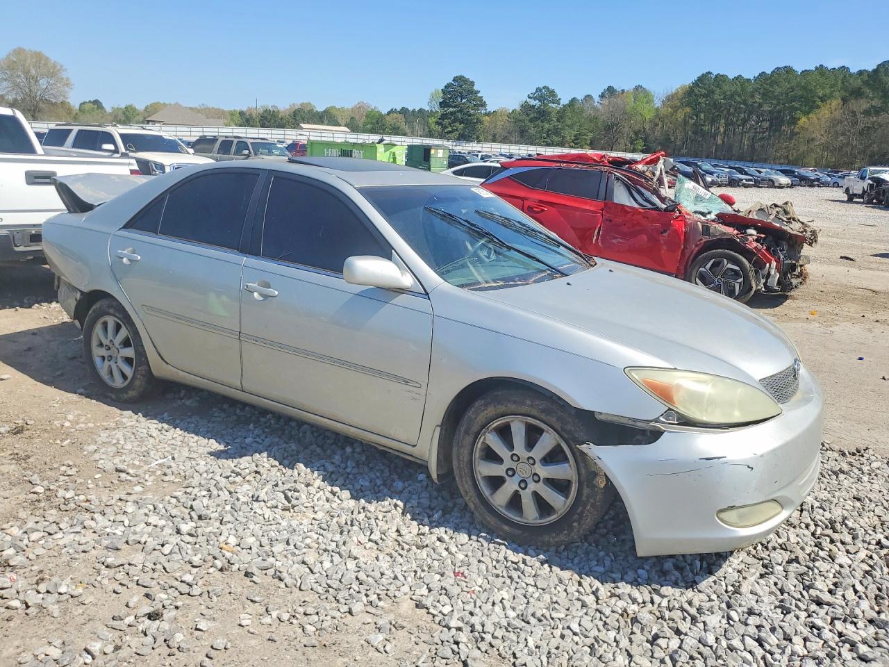 2004 Toyota Camry Xle V6 Silver vin: 4T1BF30K84U569392
