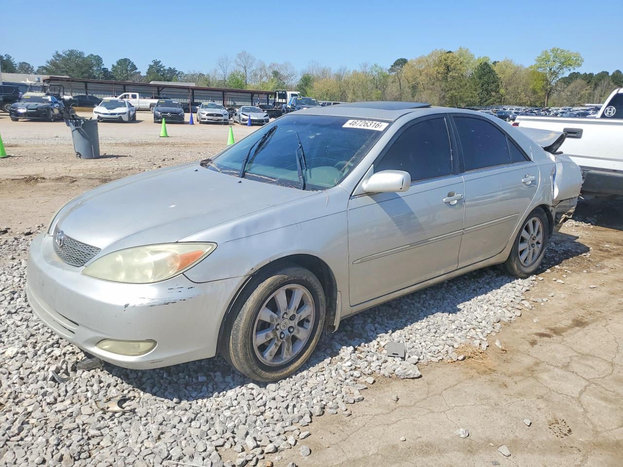 2004 Toyota Camry Xle V6 Silver vin: 4T1BF30K84U569392