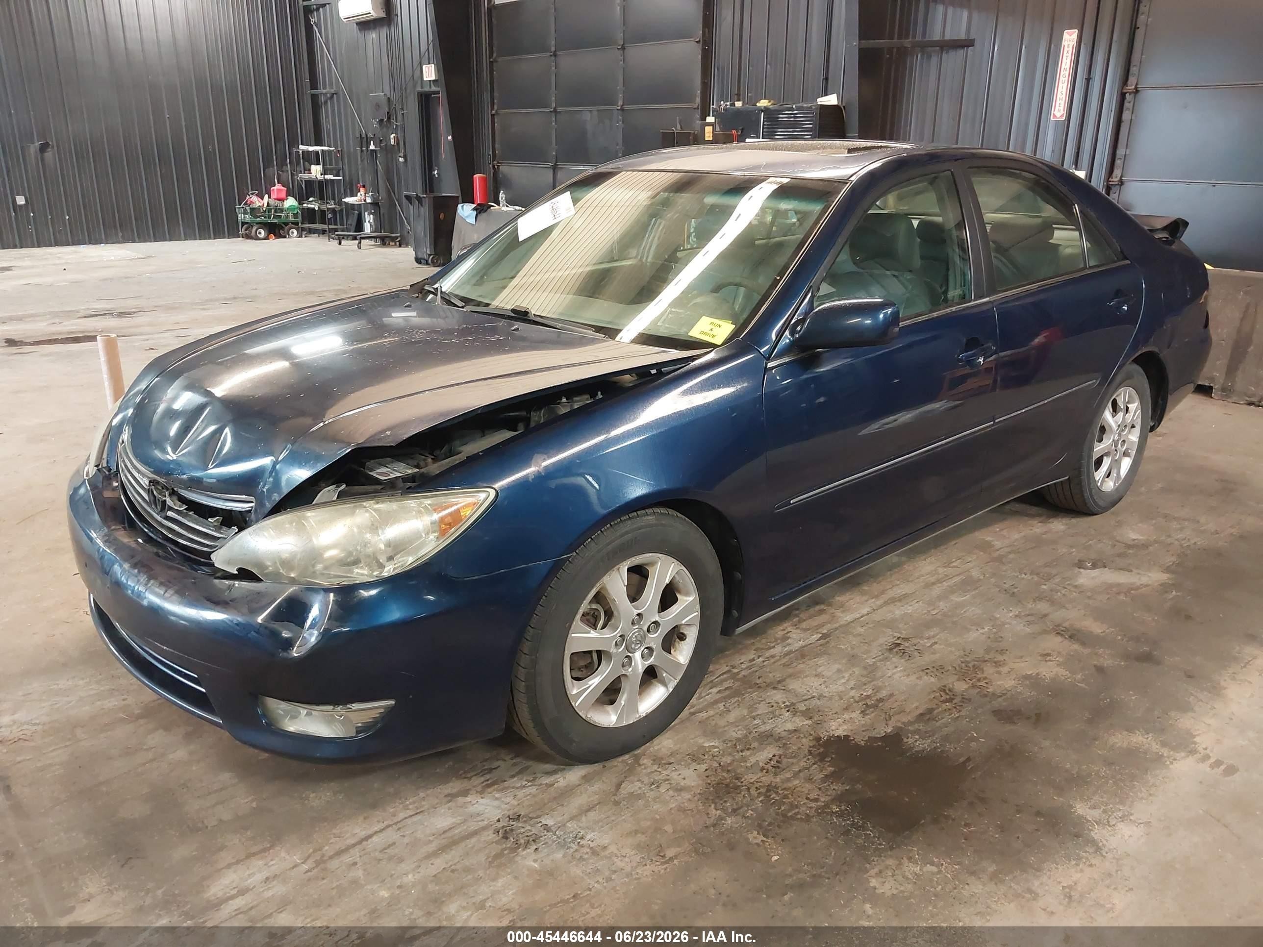 2005 Toyota Camry Xle V6 Dark Blue vin: 4T1BF30K85U105441