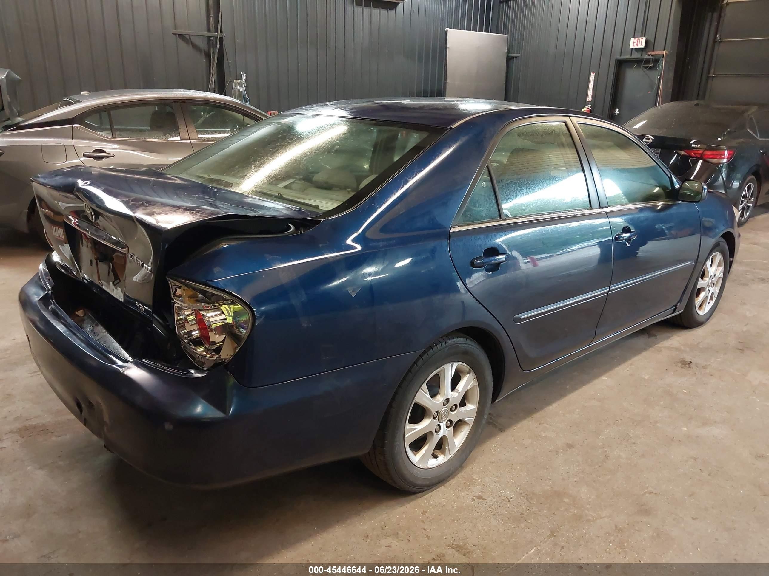 2005 Toyota Camry Xle V6 Dark Blue vin: 4T1BF30K85U105441