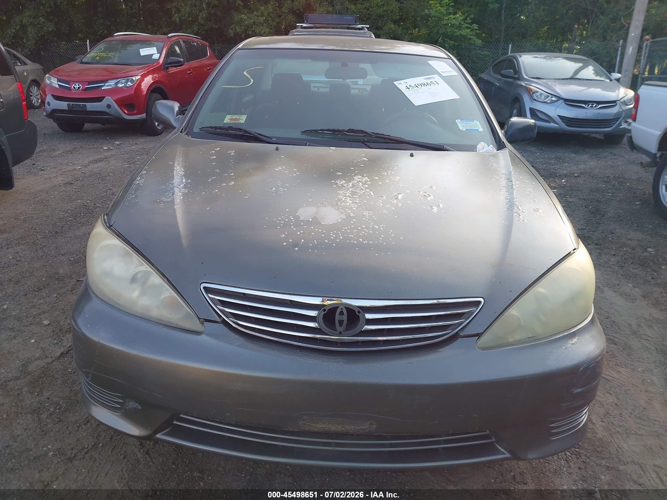 2005 Toyota Camry Le V6 Gray vin: 4T1BF30K85U596898