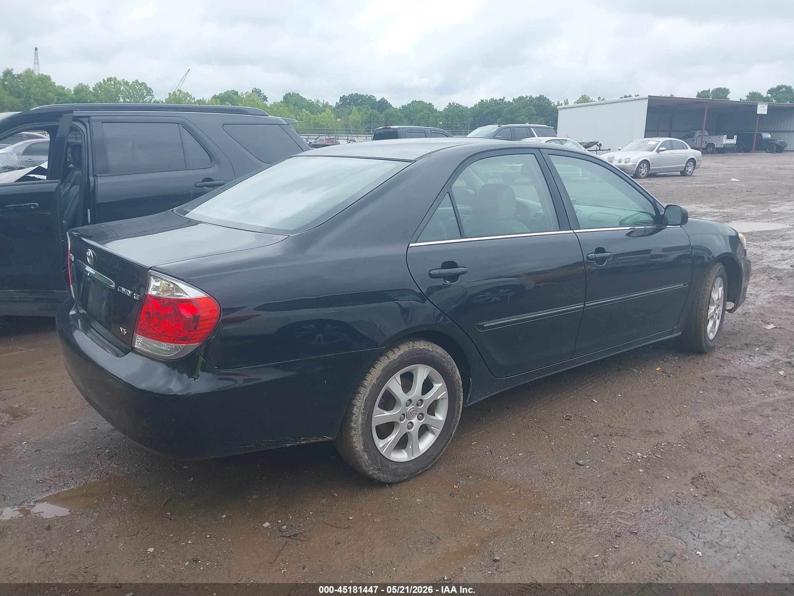 2005 Toyota Camry Xle V6 Black vin: 4T1BF30K85U615160