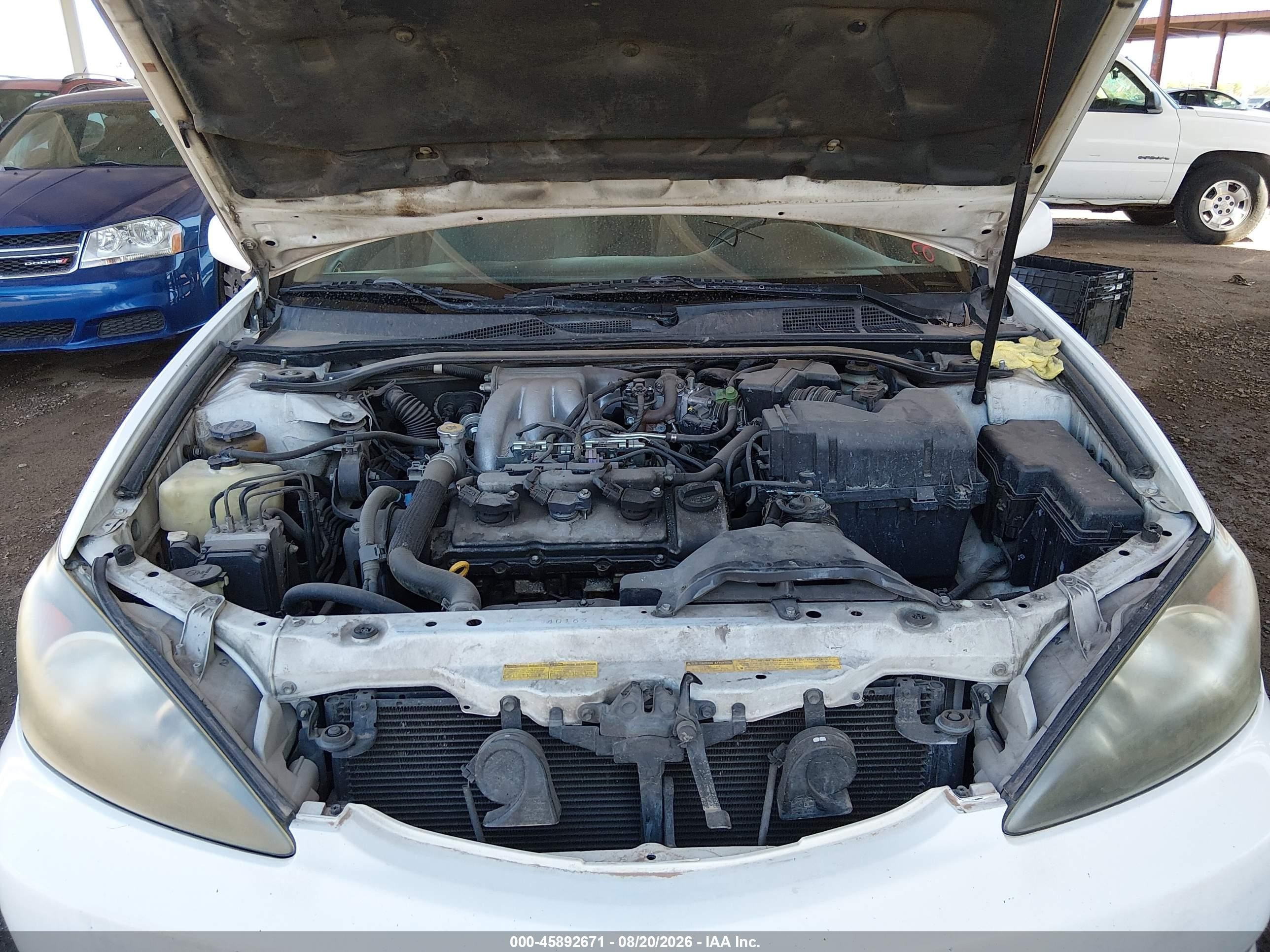 2002 Toyota Camry Se White vin: 4T1BF30K92U019308